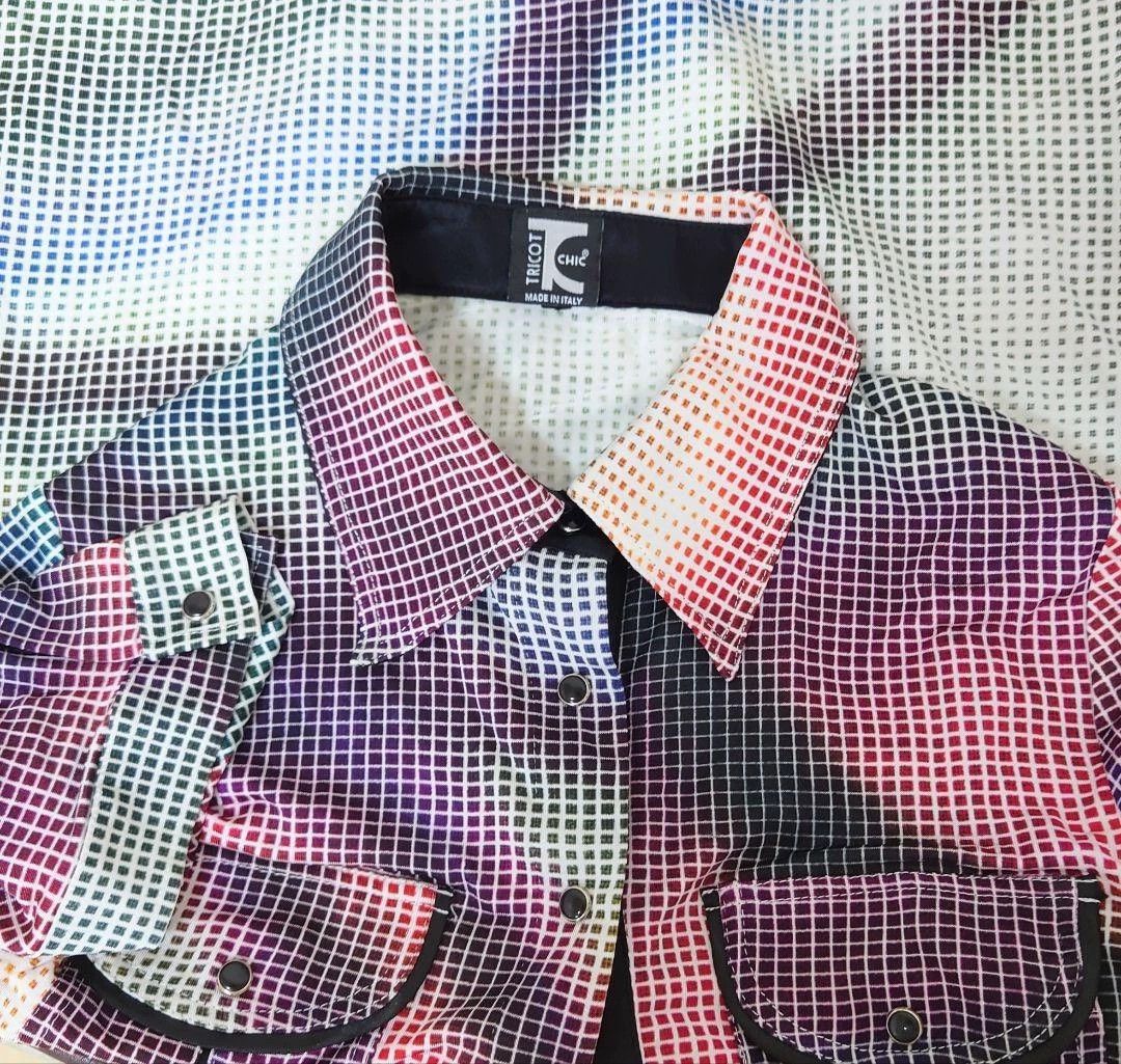 Other Tricot Chic Electric Color Print Shirt M Size M / US 6-8 / IT 42-44 - 7 Thumbnail