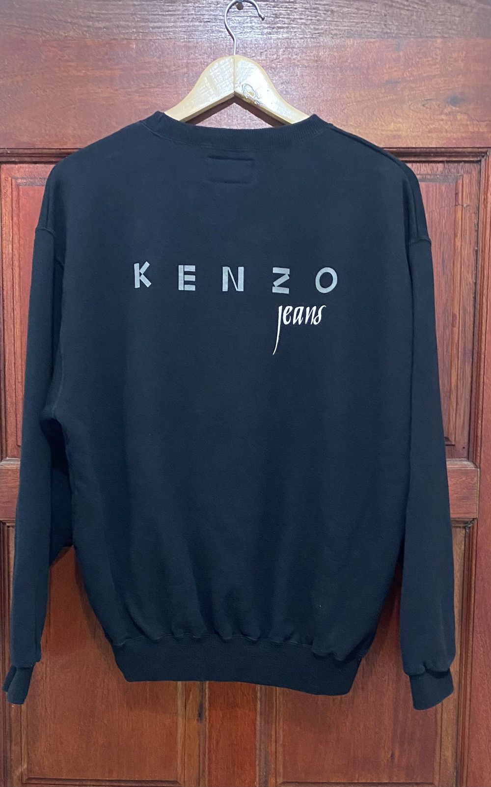 Kenzo Vintage 90s kenzo jeans sweatshirt big logo Size US M / EU 48-50 / 2 - 1 Thumbnail