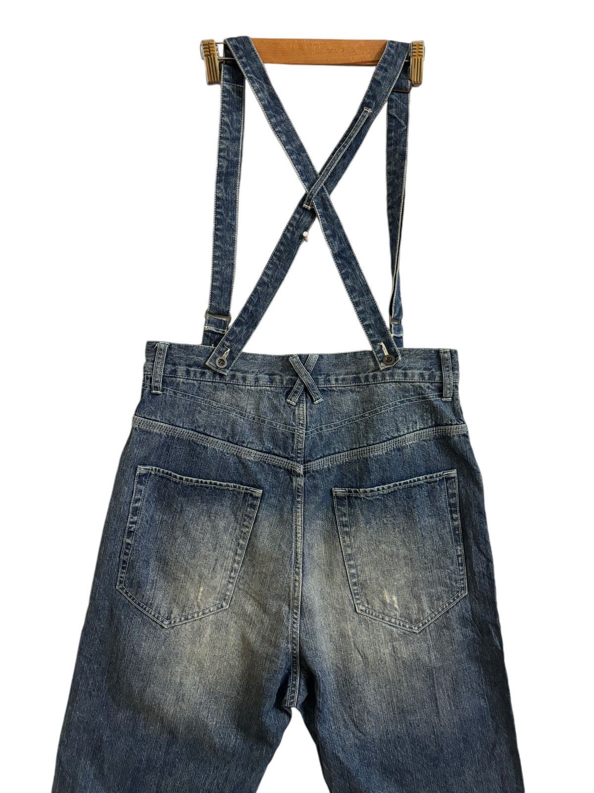 If Six Was Nine × Japanese Brand GARAGE BLUE JAPANESE BRAND BAGGY STYLE DENIM Size US 32 / EU 48 - 8 Thumbnail