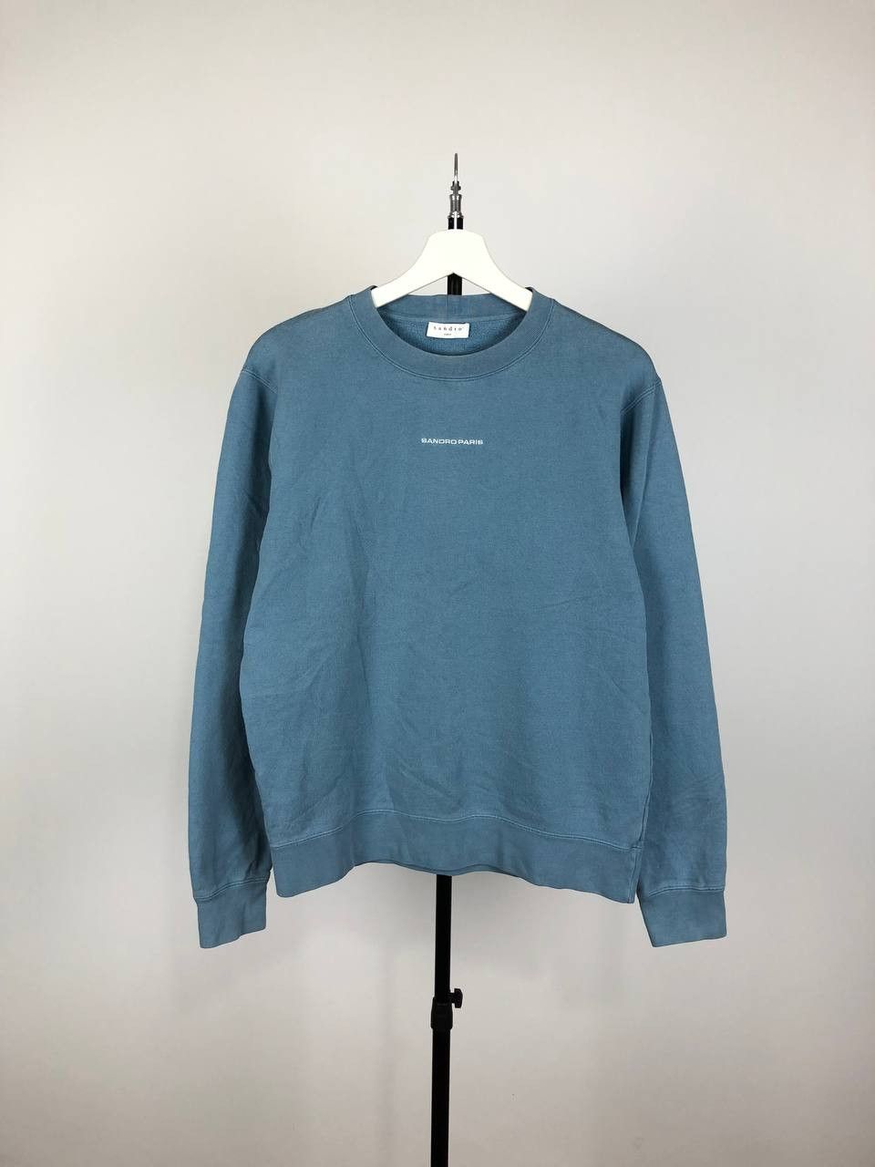 Sandro Sandro Paris Sweatshirt Crewneck Center Embroidered Logo S Size US S / EU 44-46 / 1 - 1 Thumbnail