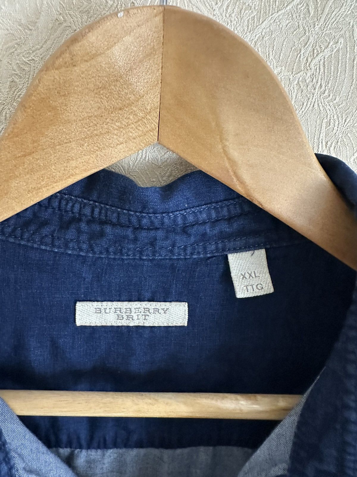 Burberry Burberry shirt size 2XL dark blu Size US XXL / EU 58 / 5 - 2 Thumbnail