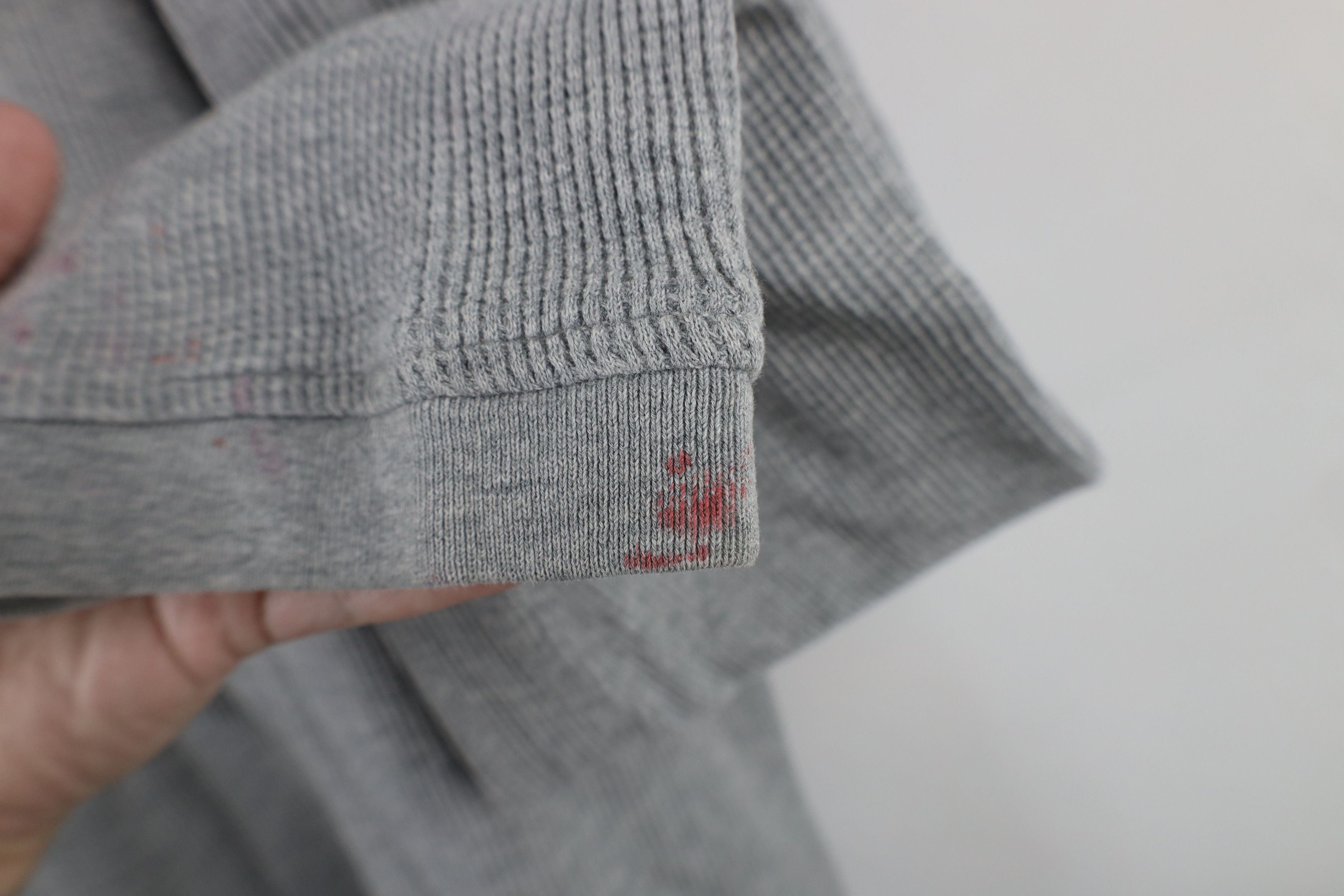Tommy Hilfiger × Vintage Vintage 90s Tommy Hilfiger Thermal Waffle Knit T-Shirt Gray Size US XXL / EU 58 / 5 - 6 Thumbnail