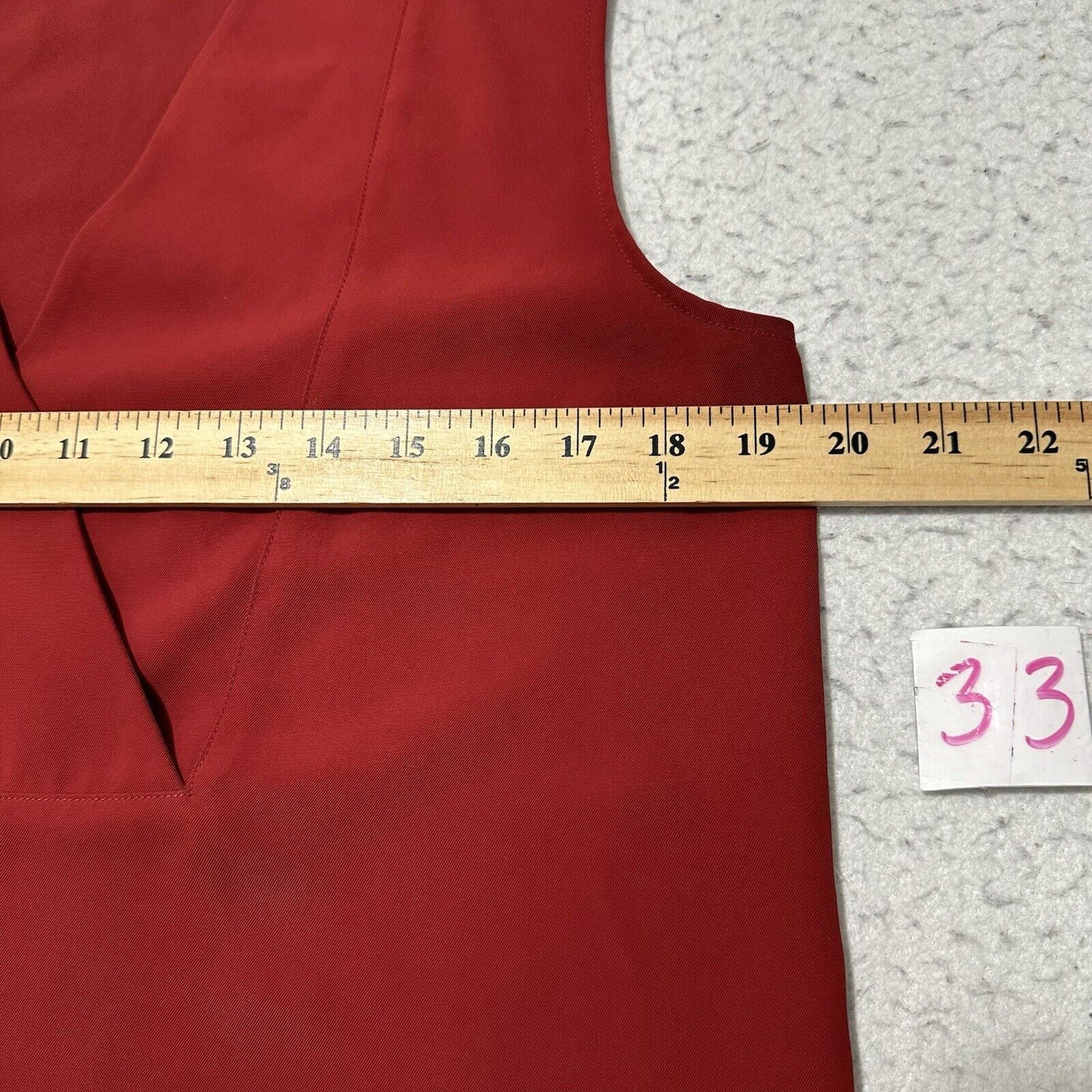 Uniqlo Uniqlo Small V-Neck Drape Burgundy Red A-Line Dress Pullover Size S / US 4 / IT 40 - 8 Thumbnail
