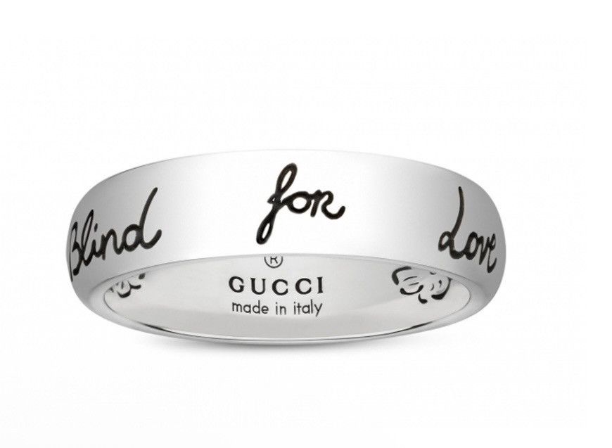 Gucci Gucci Blind for Love Ring Silver Ag 925 455247 Size ONE SIZE - 2 Thumbnail