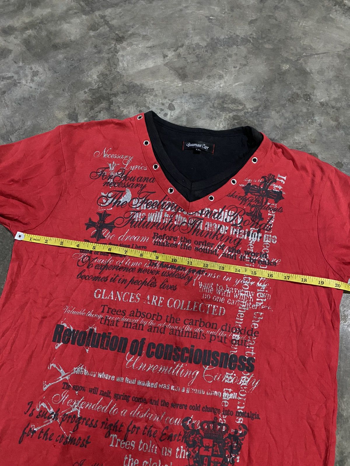 Hysteric Glamour Y2k Beaumont carr tribal cross ifsixwasnine longsleeve Size US M / EU 48-50 / 2 - 8 Thumbnail