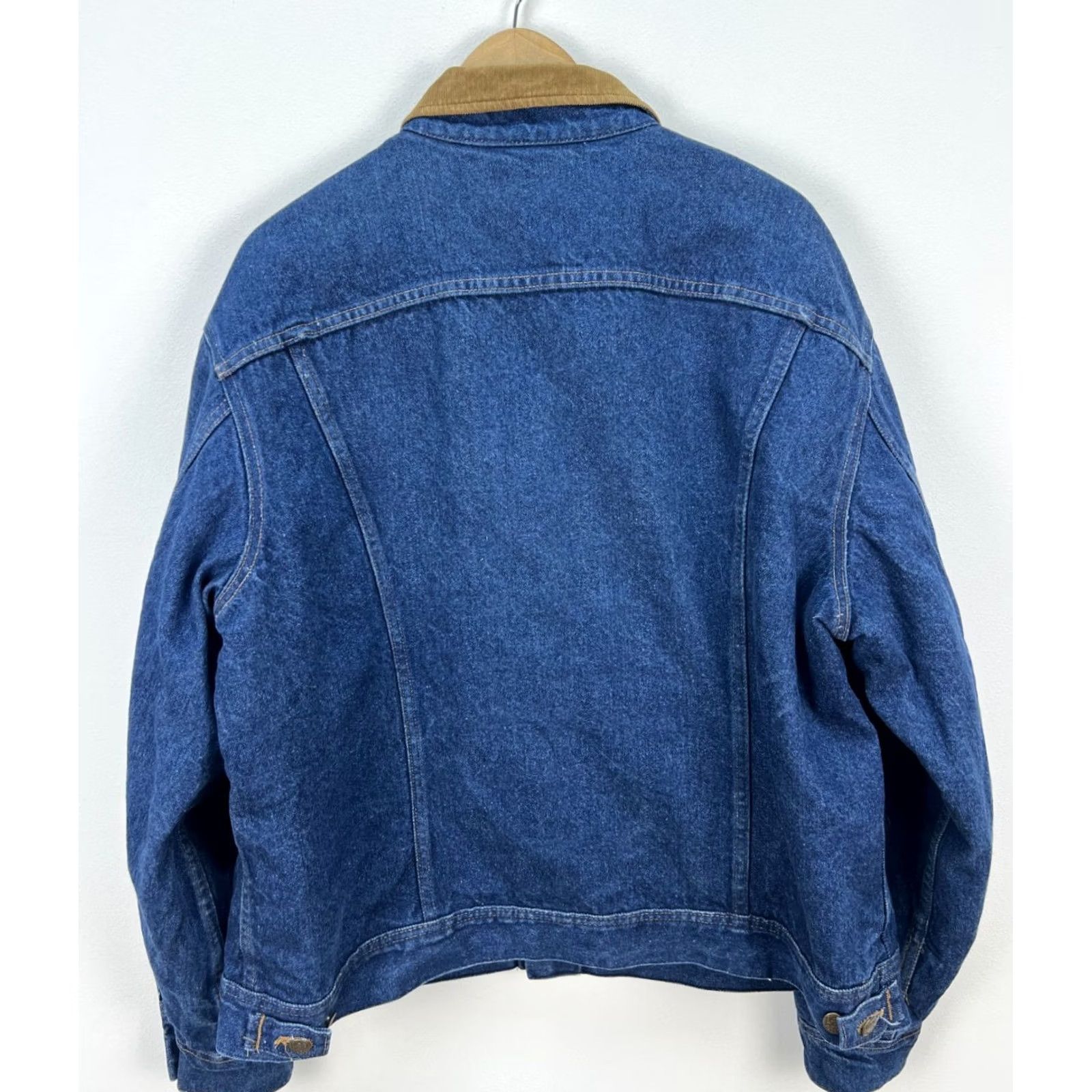 Lee VINTAGE Lee Storm Rider Denim Jacket Blanket Lined USA Made 48 Long Blue Denim Jacket Mens Jacket LEE Storm Rider Size US M / EU 48-50 / 2 - 6 Thumbnail