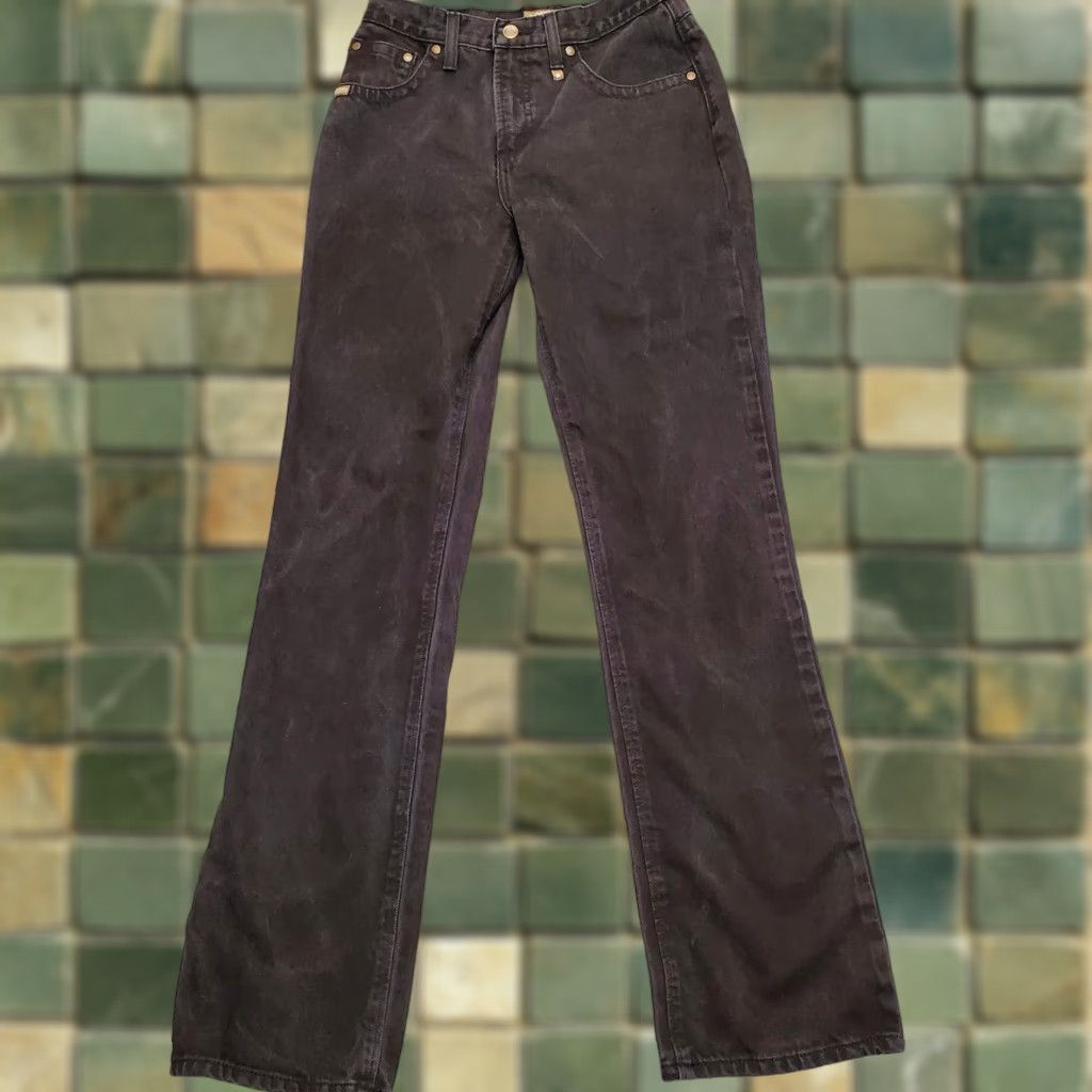 Vintage VINTAGE Rockies Jeans Womens 6 Long Black Denim Relaxed Fit Denim Natural Rise Jeans 5-Pocket Cowboy Outdoor Womens Size 30" / US 8 / IT 44 - 1 Thumbnail