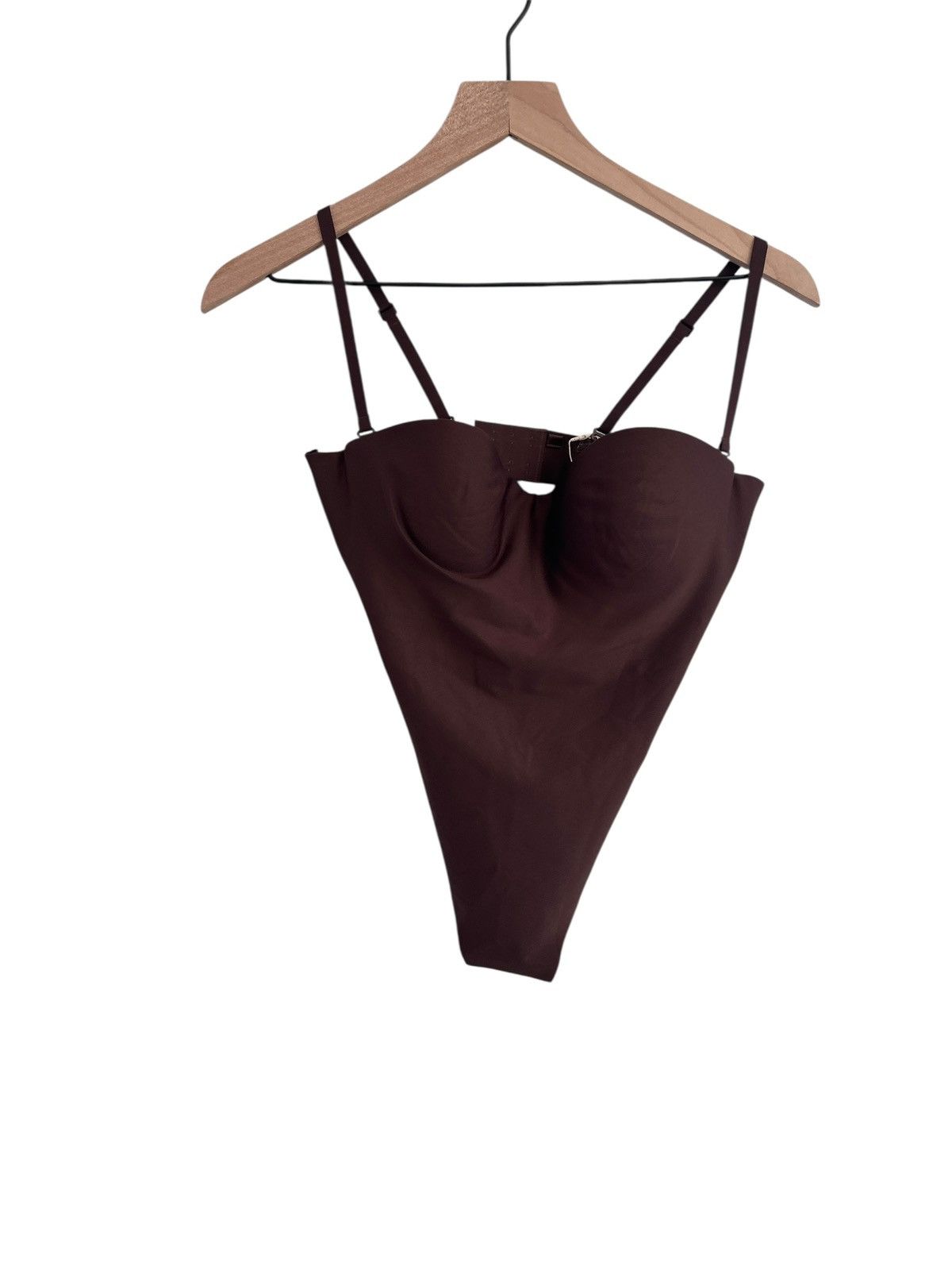 SKIMS Skims Body Molded Underwire Bodysuit Cocoa M NWT ( sold out) Size M / US 6-8 / IT 42-44 - 1 Thumbnail