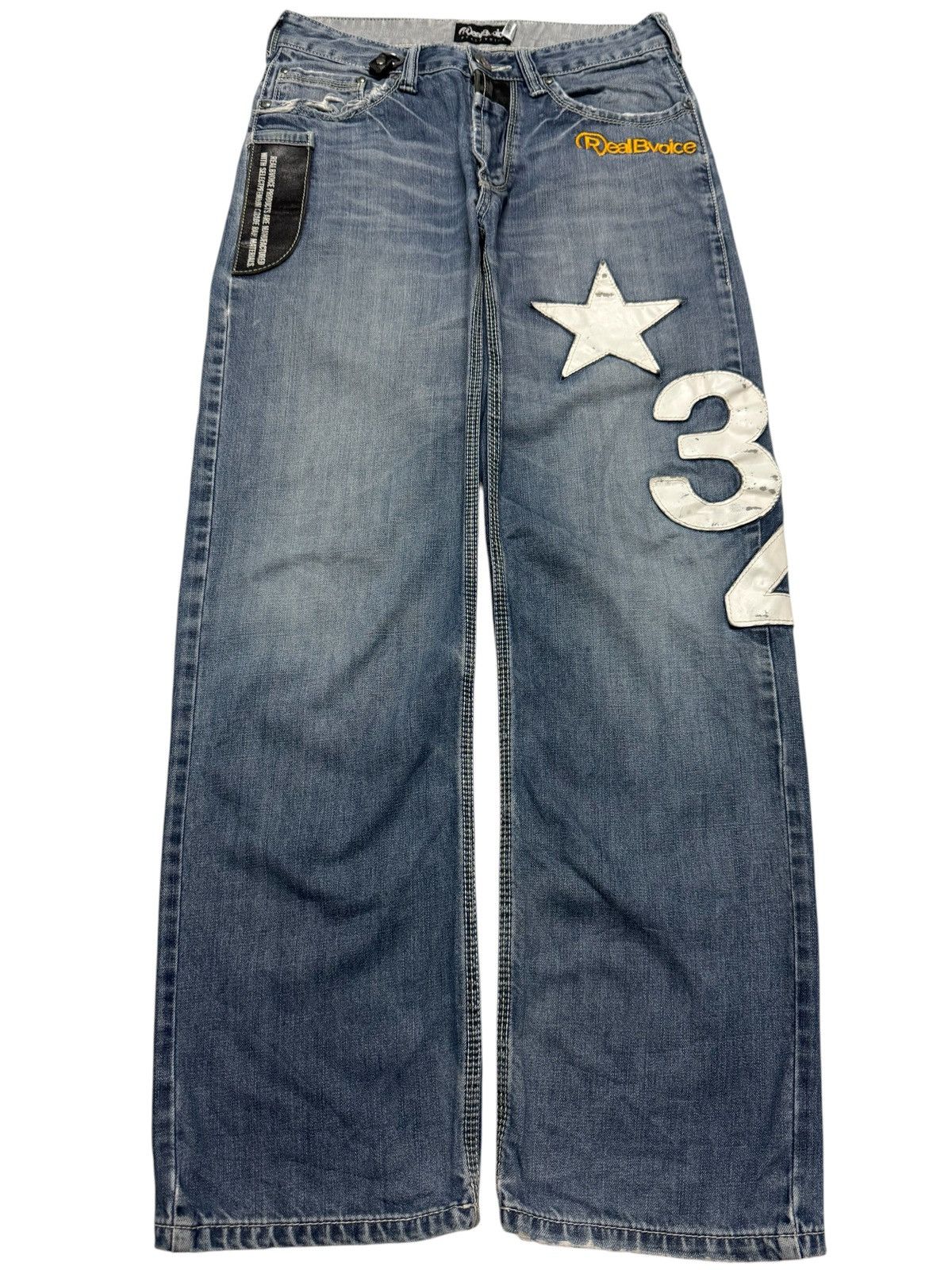 Kapital VINTAGE 90's REALBVOICE WASH PATCHWORK RARE DENIM Size US 29 - 1 Thumbnail