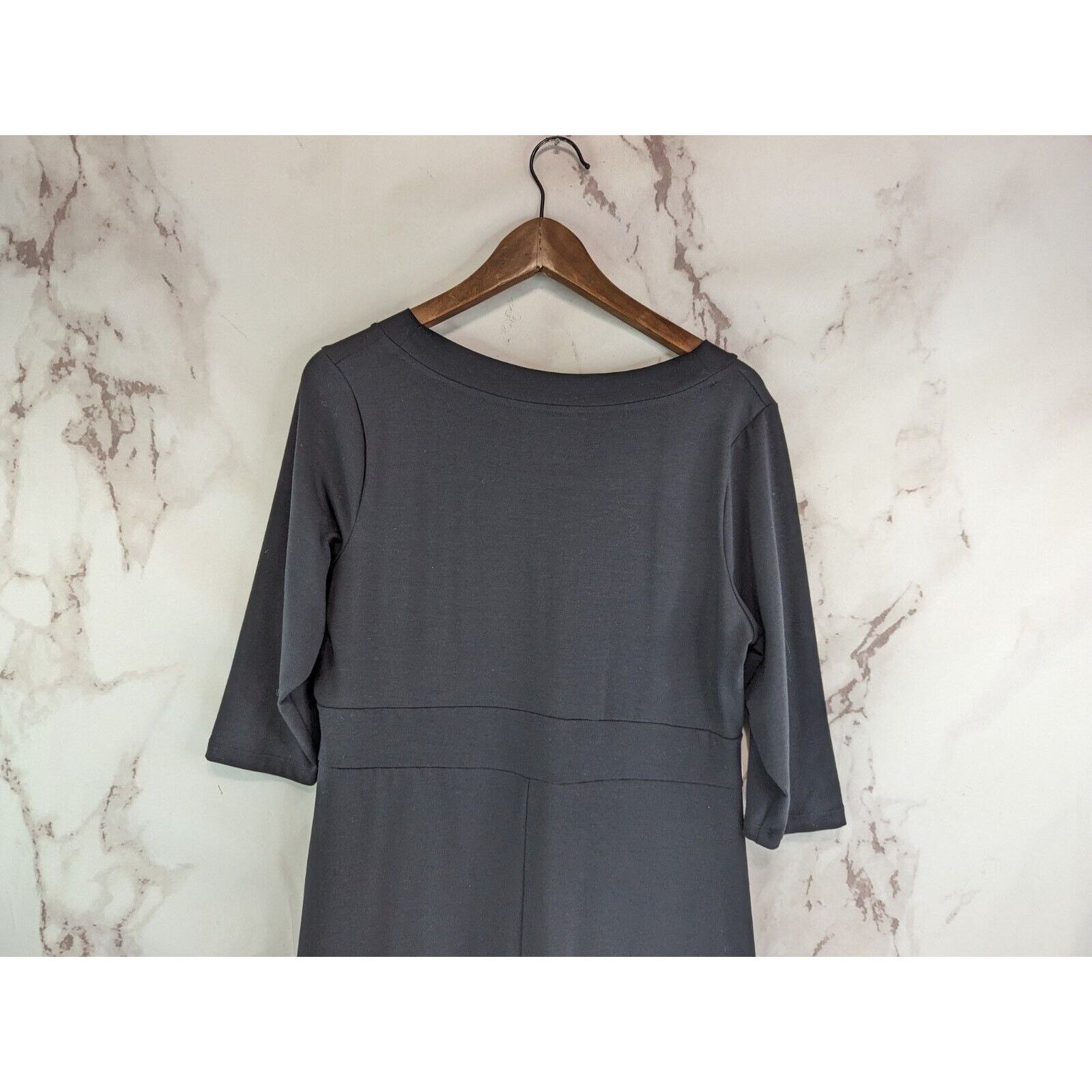 Eddie Bauer Eddie Bauer Dress Womens XL Travex Black V Neck Knee Size XL / US 12-14 / IT 48-50 - 6 Thumbnail