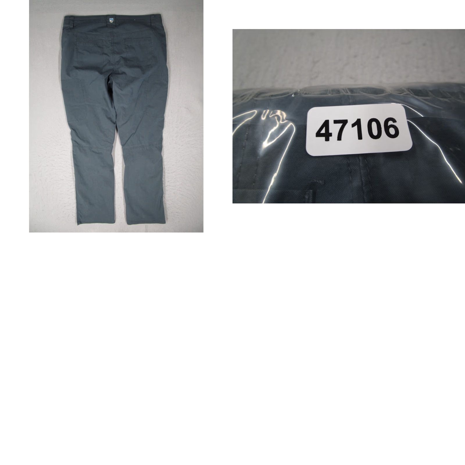 Vintage KUHL Women's Pants 12 Regular Blue Spire Roll Up Travel Work Chino 34x31 Size 34" / US 12 / IT 48 - 8 Thumbnail