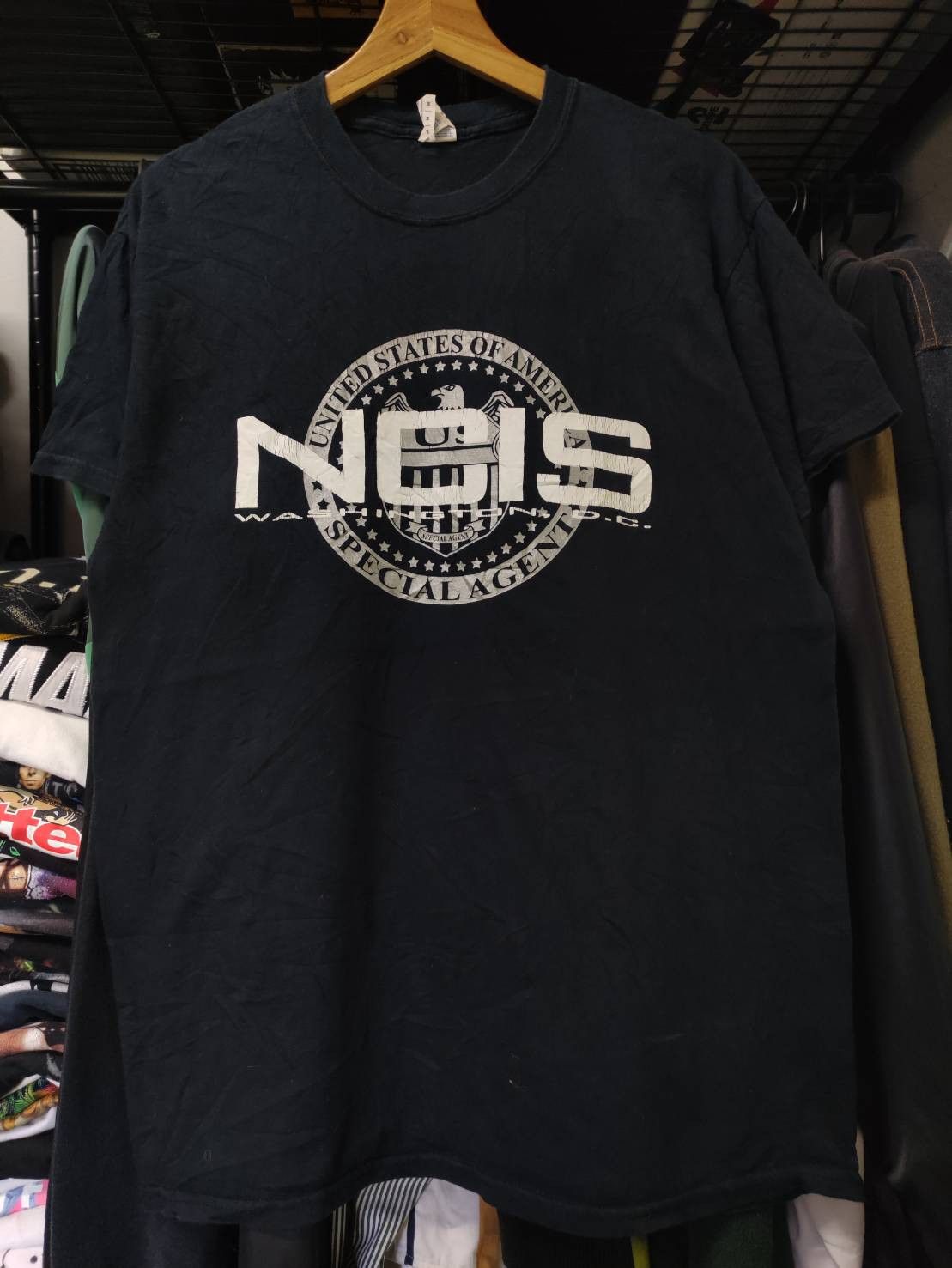 Vintage Vtg 00's NCIS Washington D.C. Special Agent T-Shirt Size US M / EU 48-50 / 2 - 2 Thumbnail