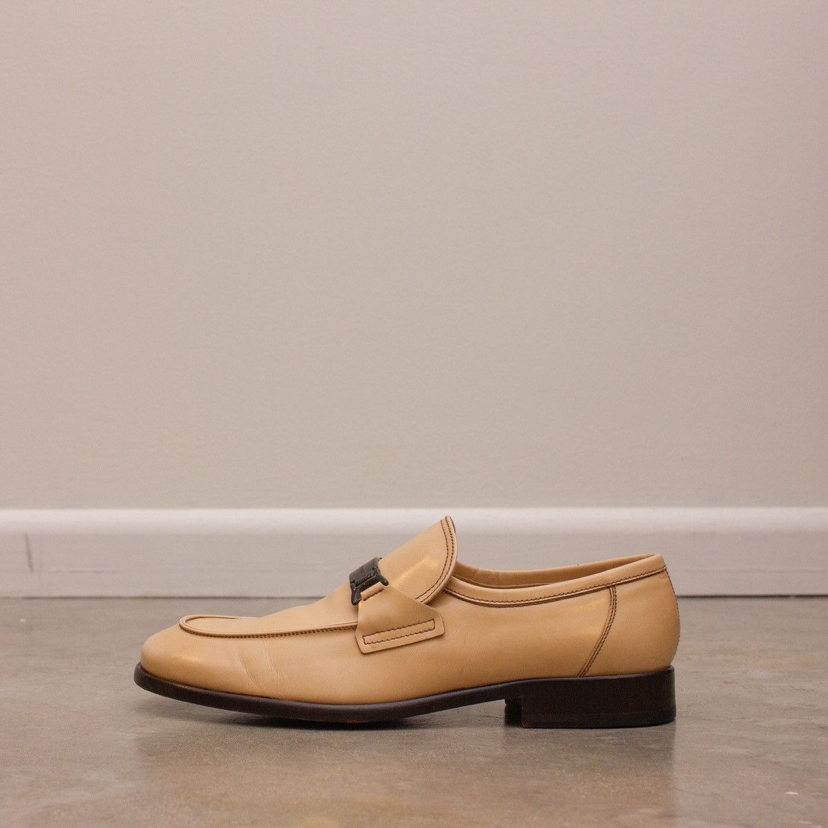 Dolce & Gabbana 895$MRP Dolce & Gabbana Ivory Round Toe Loafers Size US 8.5 / EU 41-42 - 4 Thumbnail
