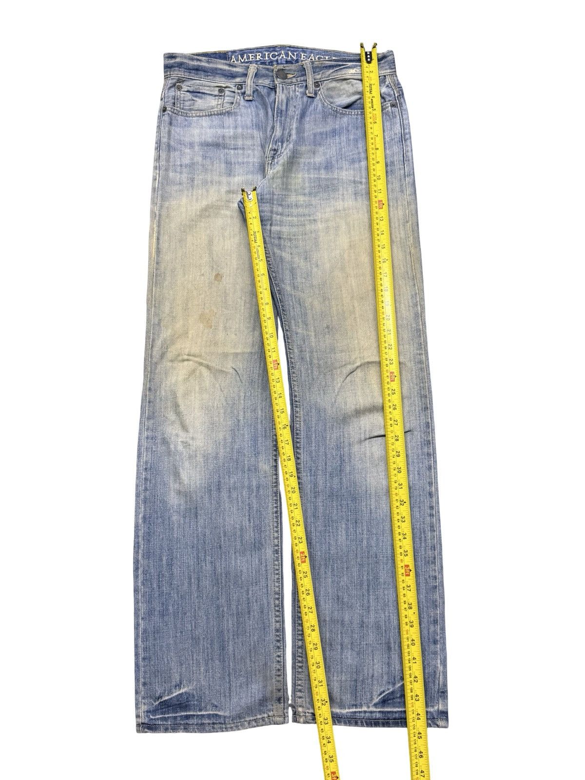 American Eagle Outfitters Vintage American Eagle Denim Jeans Y2K Vintage Faded Wash 33 Size US 33 - 12 Thumbnail