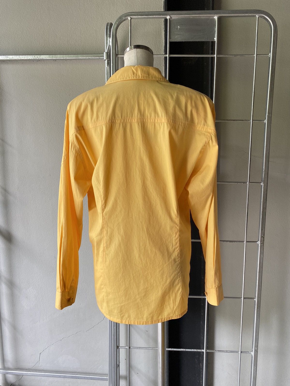 Lancel LANCEL Yellow Long-Sleeve Shirt Size L / US 10 / IT 46 - 12 Thumbnail