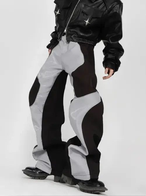 Other Mauroicardi Soft Patchwork Leather Pants Size US 32 / EU 48 - 2 Thumbnail