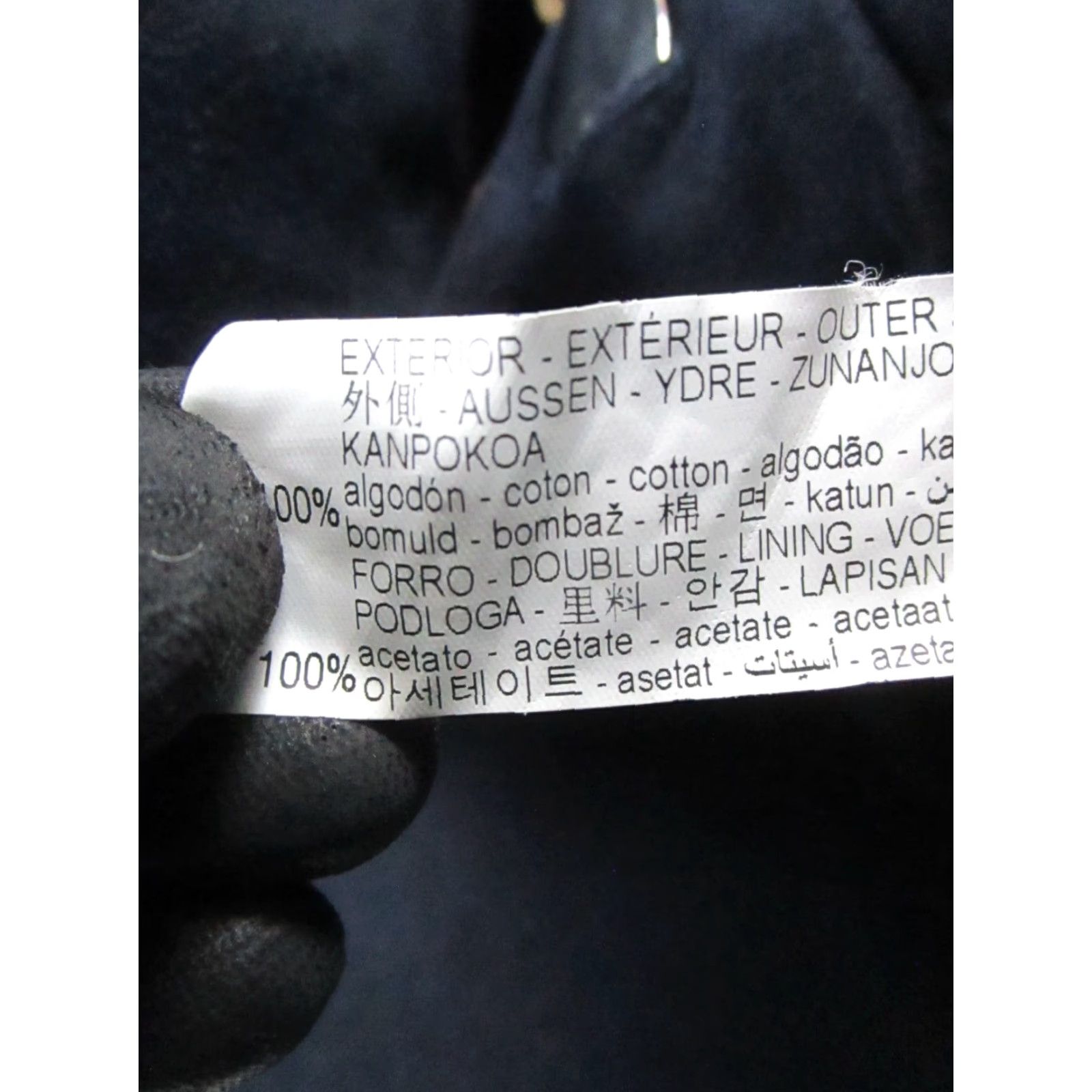 Zara VINTAGE Zara Overcoat Womens XL Black Cotton Tweed Long Coat Jacket Button - Zara Coat Womens XL Black Size XL / US 12-14 / IT 48-50 - 4 Thumbnail