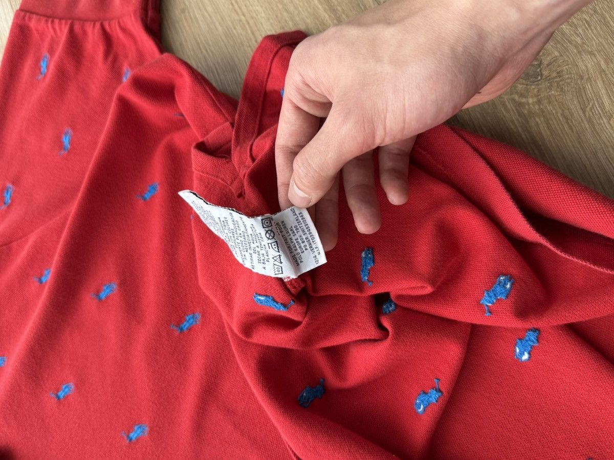 Polo Ralph Lauren POLO RALPH LAUREN MONOGRAM LOGO RED RELAXED POLO T-SHIRT Size US XL / EU 56 / 4 - 9 Thumbnail