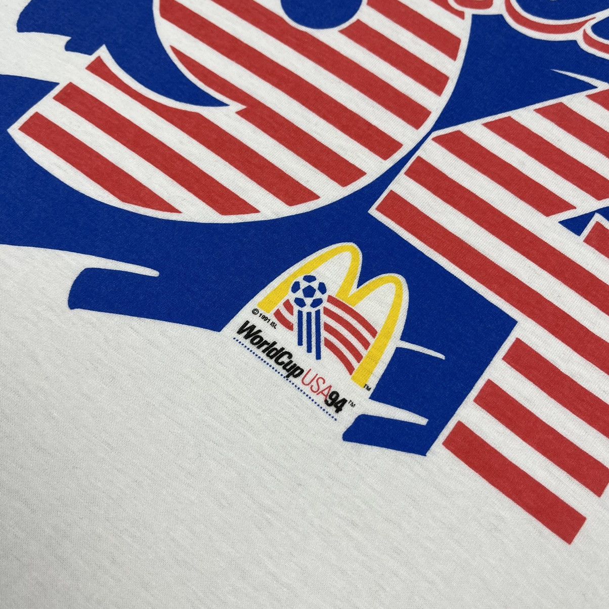 Vintage Vintage Fifa Wolrd Cup USA Squad 94 McDonalds tee 1993 Size US XL / EU 56 / 4 - 10 Thumbnail