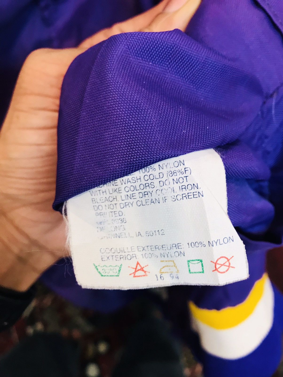 NBA × Vintage Vintage 80’s De Long Jacket with Nice Colour Size US L / EU 52-54 / 3 - 4 Thumbnail
