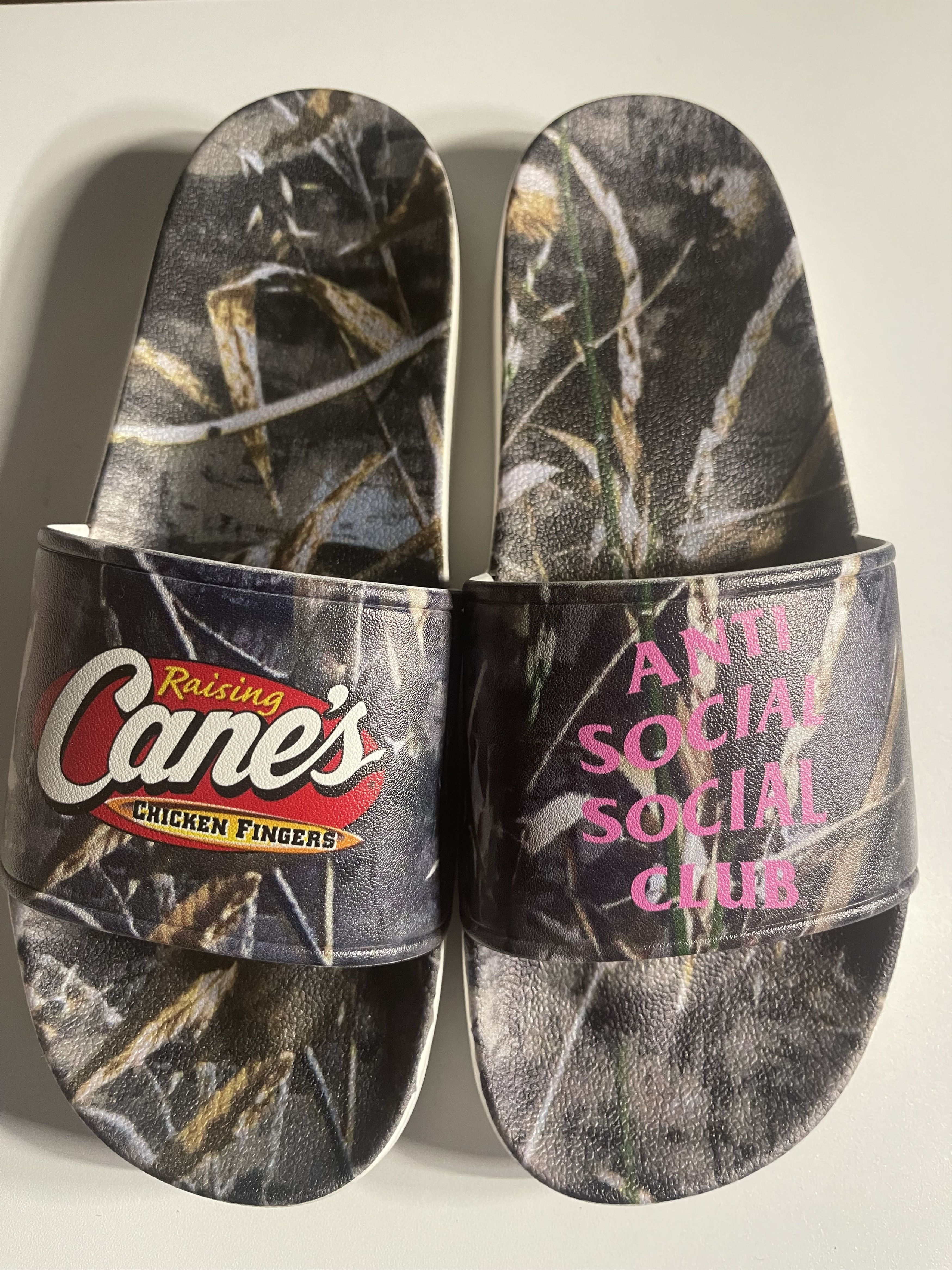 Anti Social Social Club Raising Canes X Anti social social club Black Slides Size US 7.5 / EU 40-41 - 1 Preview