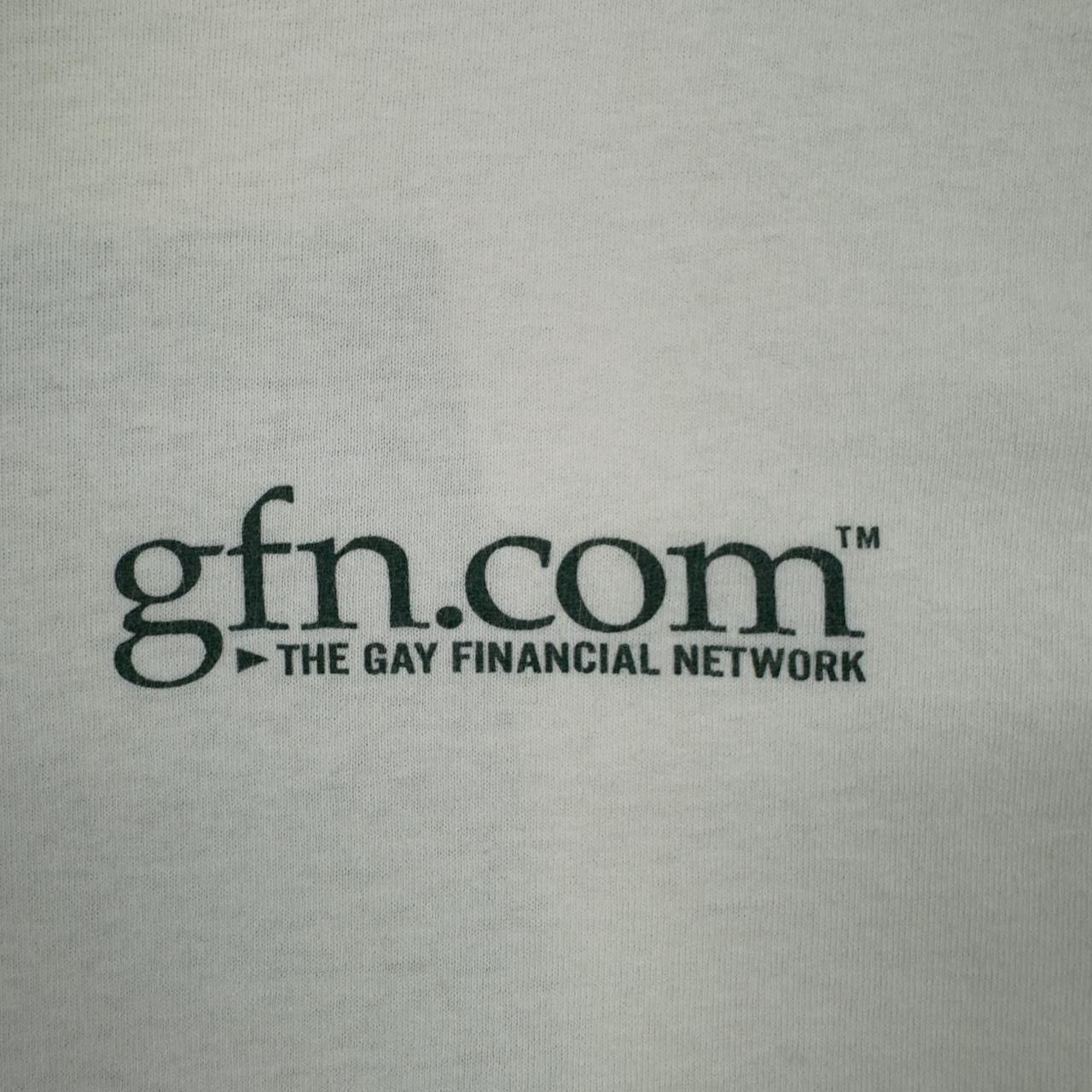 Gildan Y2K The Gay Financial Network GFN.com T-shirt #y2kfm Size US XL / EU 56 / 4 - 2 Thumbnail