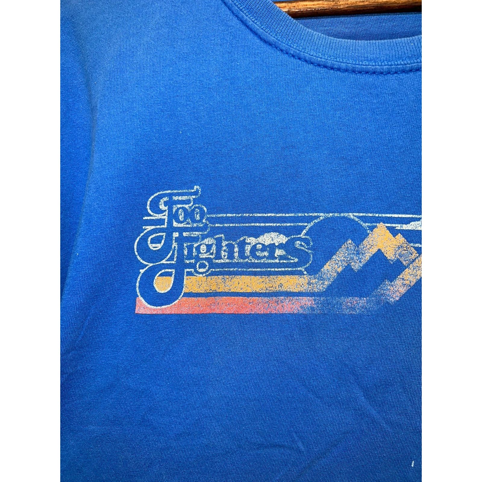 Vintage Vintage Foo Fighters Shirt Blue Mountain Blue Tee Tour Large Size US L / EU 52-54 / 3 - 2 Thumbnail