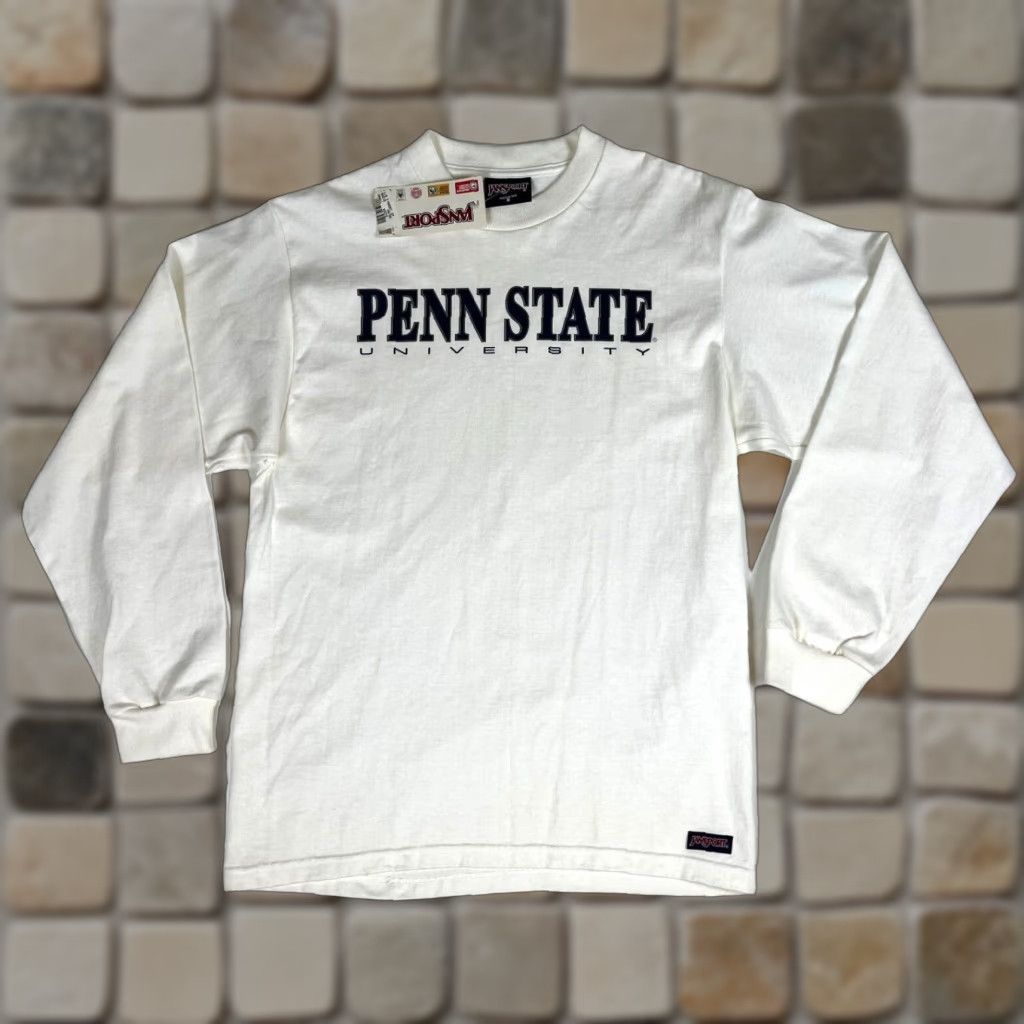 Jansport VINTAGE JansSport Penn State University Long Sleeve Shirt Unisex Adults Small White 90s College Size US S / EU 44-46 / 1 - 1 Thumbnail