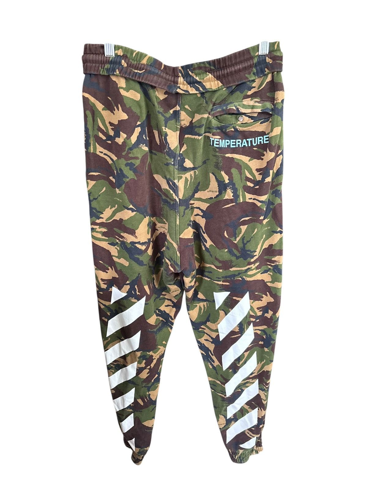 Off-White Off-White Virgil Abloh Camo Sweatpants Size US 32 / EU 48 - 4 Thumbnail