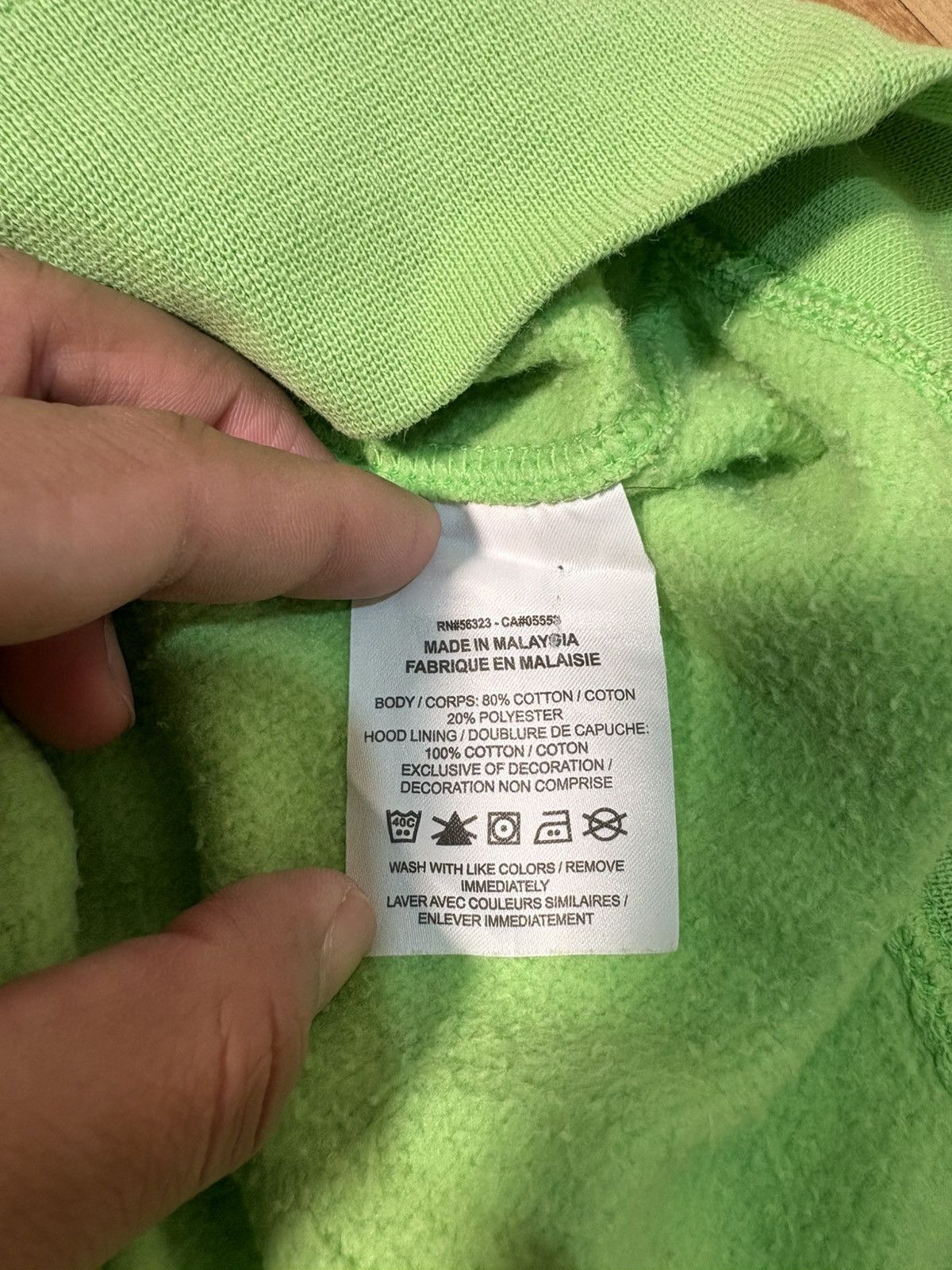 Nike VTG x Streetwear x Neon Green Nike Hoodie Size US L / EU 52-54 / 3 - 10 Thumbnail