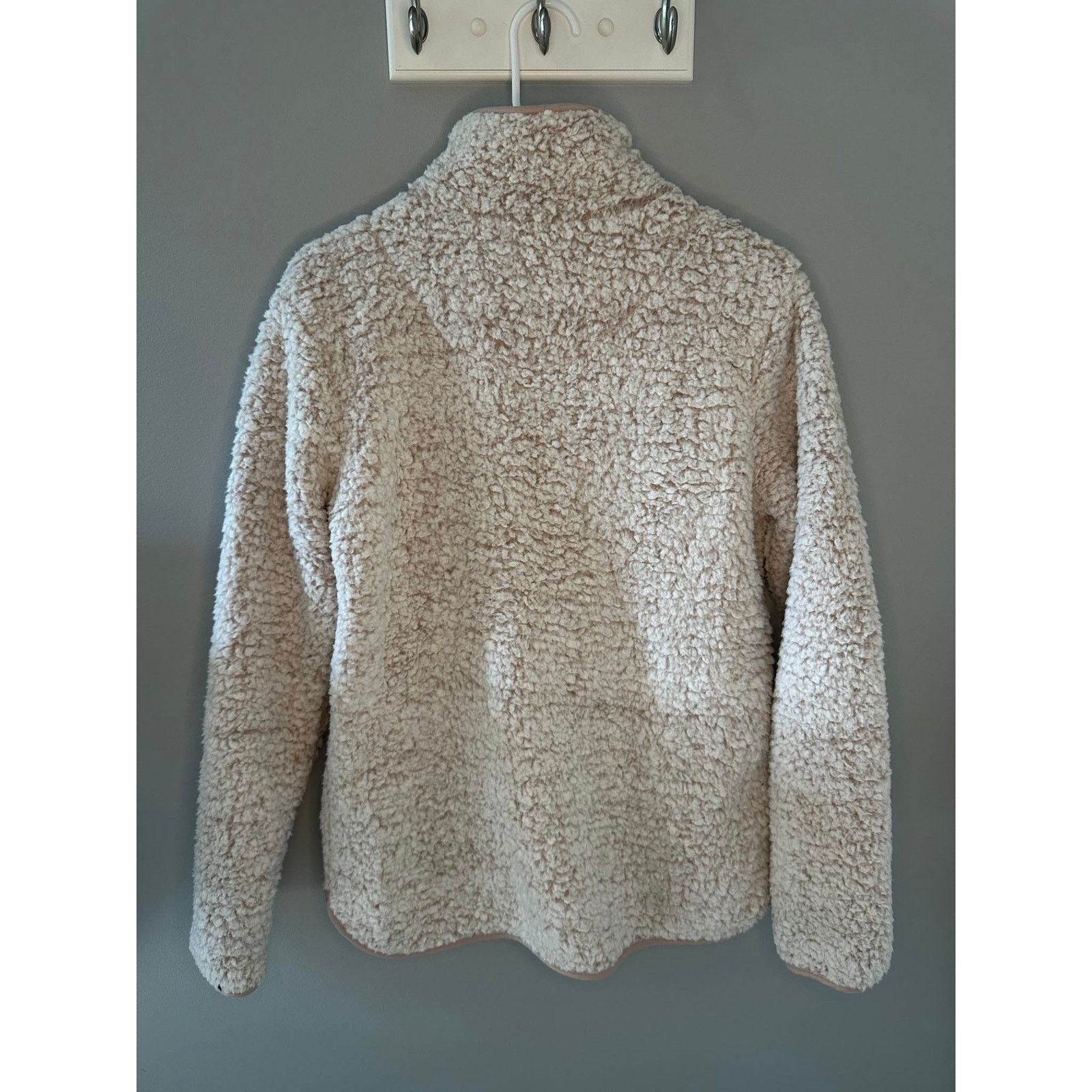 Other Thread & Supply Wubby Sherpa Fleece Summit Sweater Tan XS Size XS / US 0-2 / IT 36-38 - 4 Thumbnail