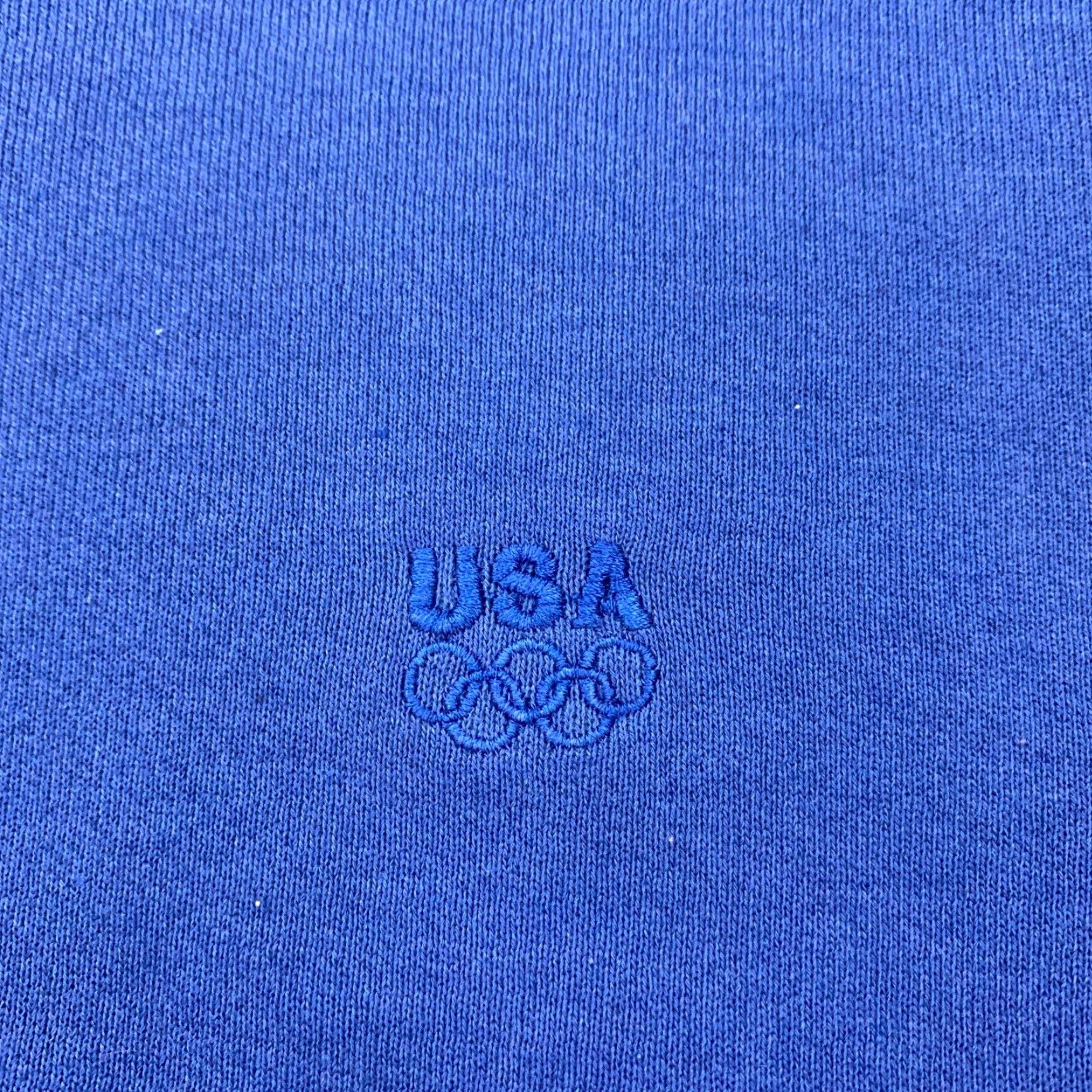 JCPenney VTG J.C. Penney Team USA Olympics Sweatshirt Mens XL Blue Pullover Fleece 90s Mens USA Size US XL / EU 56 / 4 - 2 Thumbnail