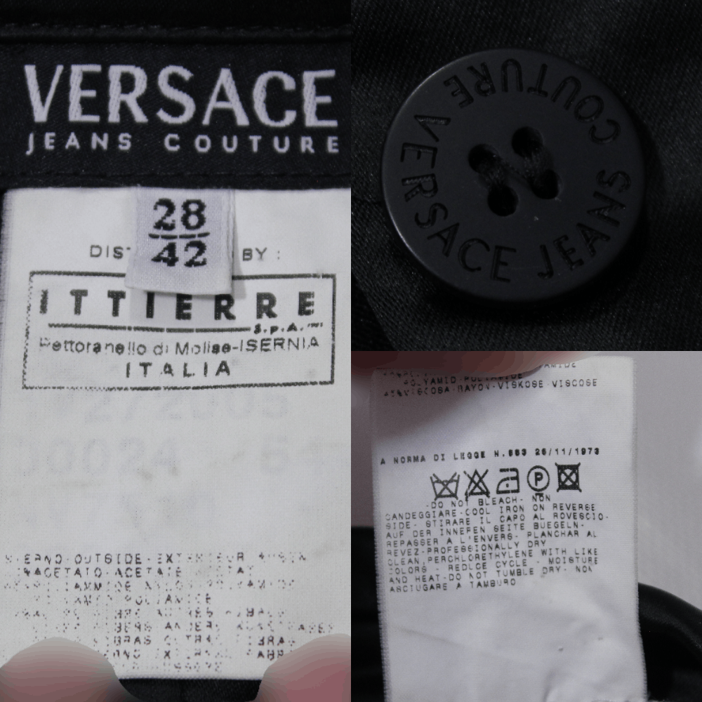 Versace Nylon Embroidered Blazer Vintage Size M / US 6-8 / IT 42-44 - 12 Thumbnail