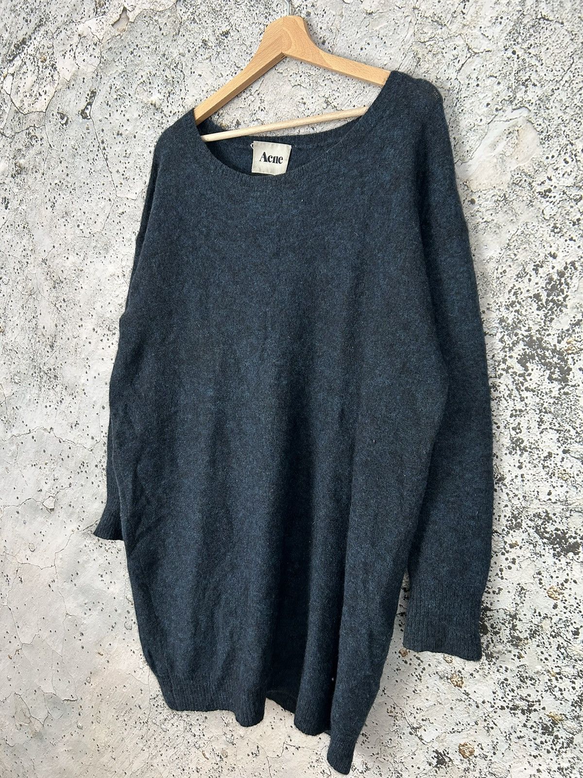 Japanese Brand Vintage Acne Blue Wham Mohair Knit Sweater Rare 90s Size US M / EU 48-50 / 2 - 2 Thumbnail