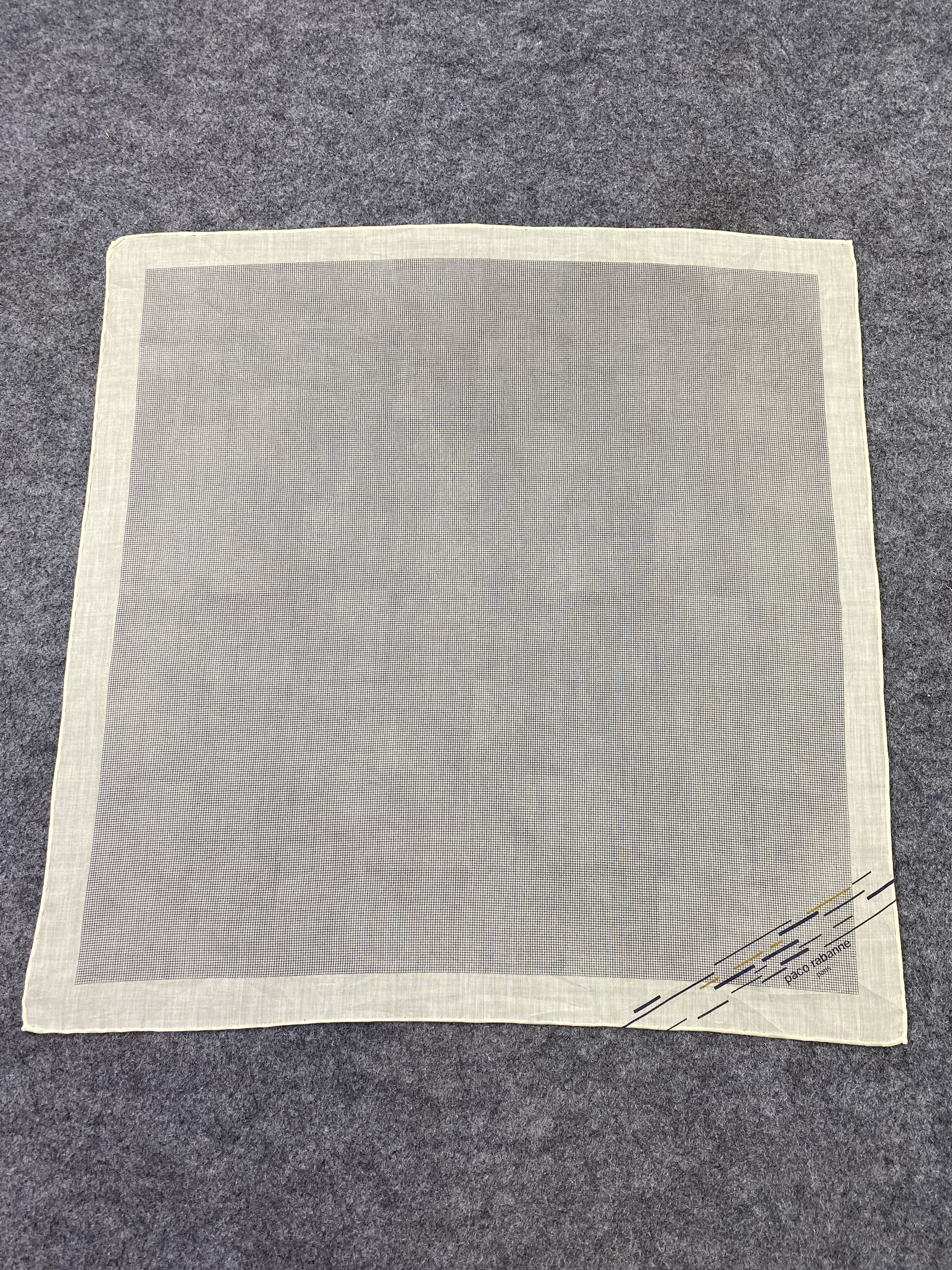 Paco Rabanne Paco Rabanne Handkerchief/Bandana/Neckerchief/Headscarf-B844 Size ONE SIZE - 3 Thumbnail