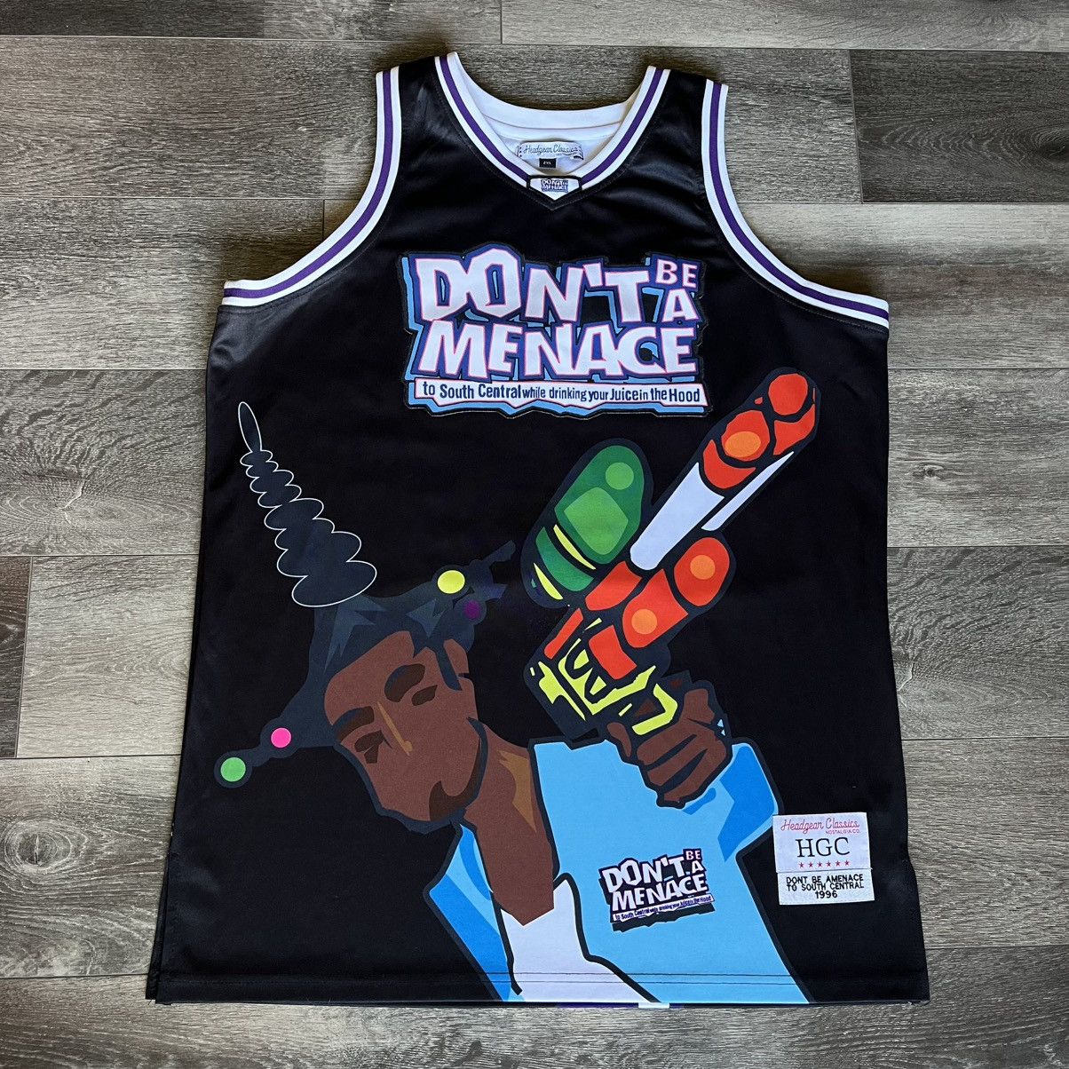 Vintage Vintage Headgear Classics Dont Be a Menace Basketball Jersey Size US XXL / EU 58 / 5 - 1 Thumbnail