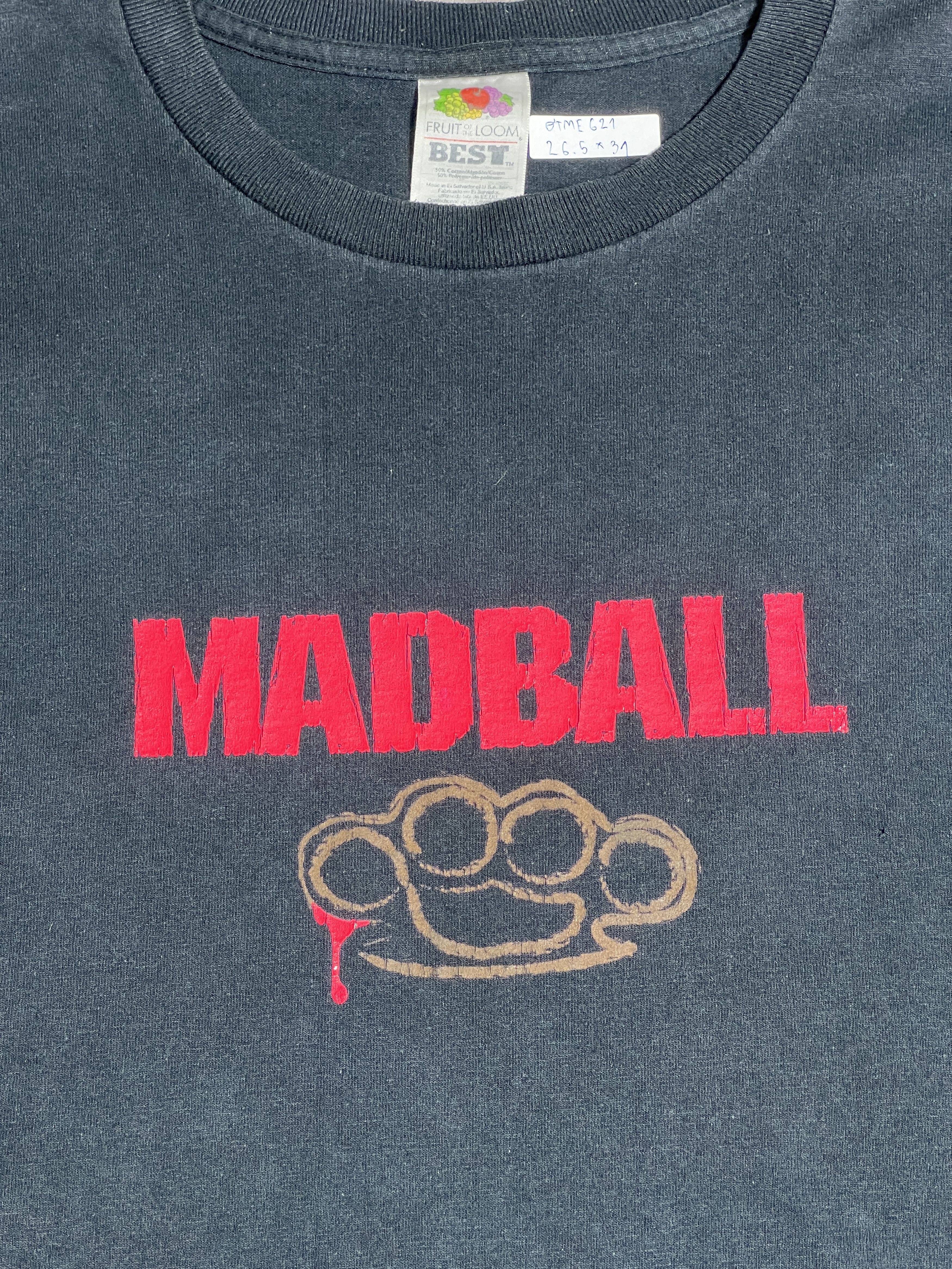 Band Tees Vintage MADBALL NYHC Band Tee (XXL) GTME621 Size US XXL / EU 58 / 5 - 2 Thumbnail