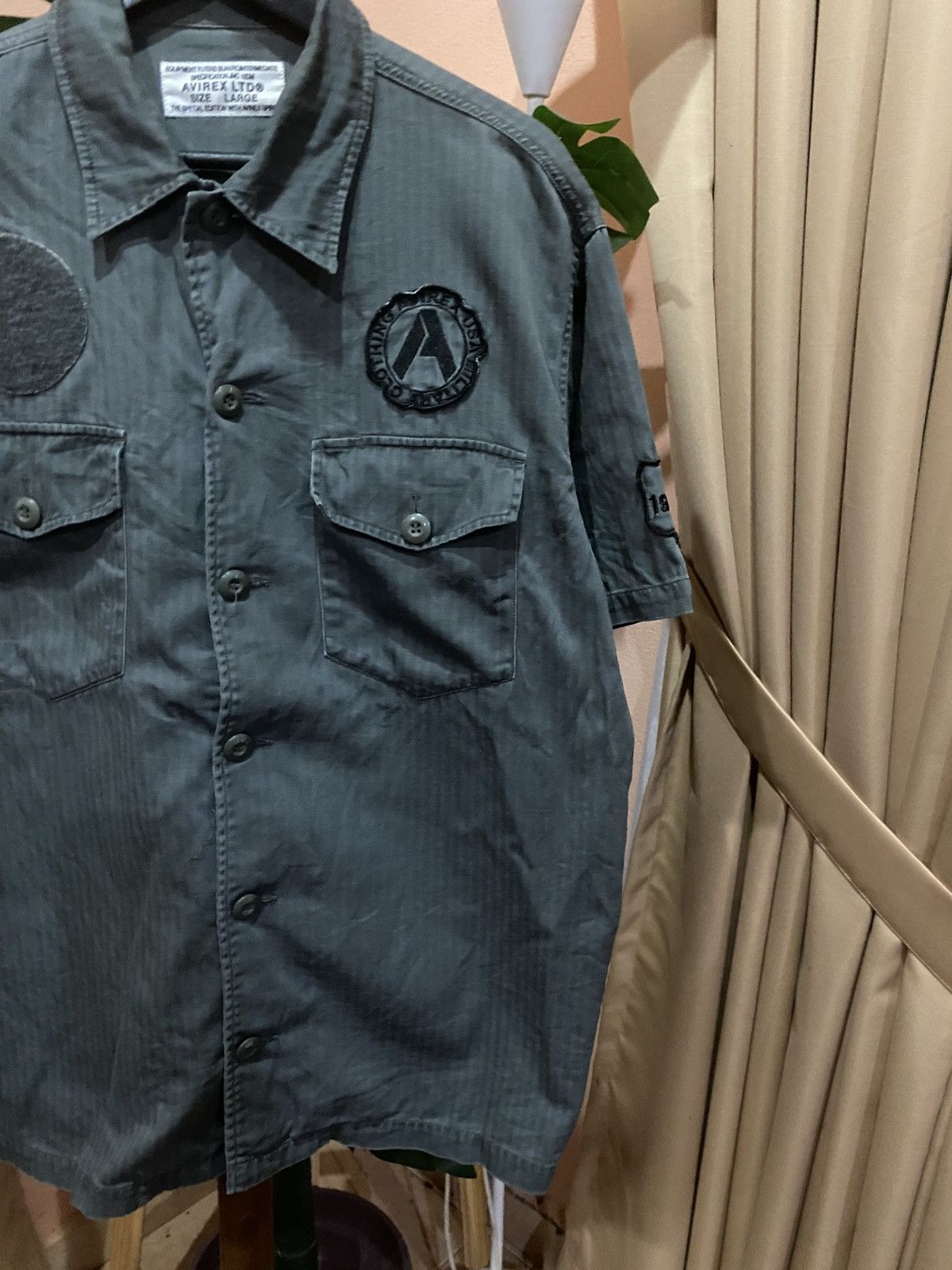 Avirex Vintage Avirex LTD Military-Inspired Short Sleeve Shirt Size US L / EU 52-54 / 3 - 4 Thumbnail