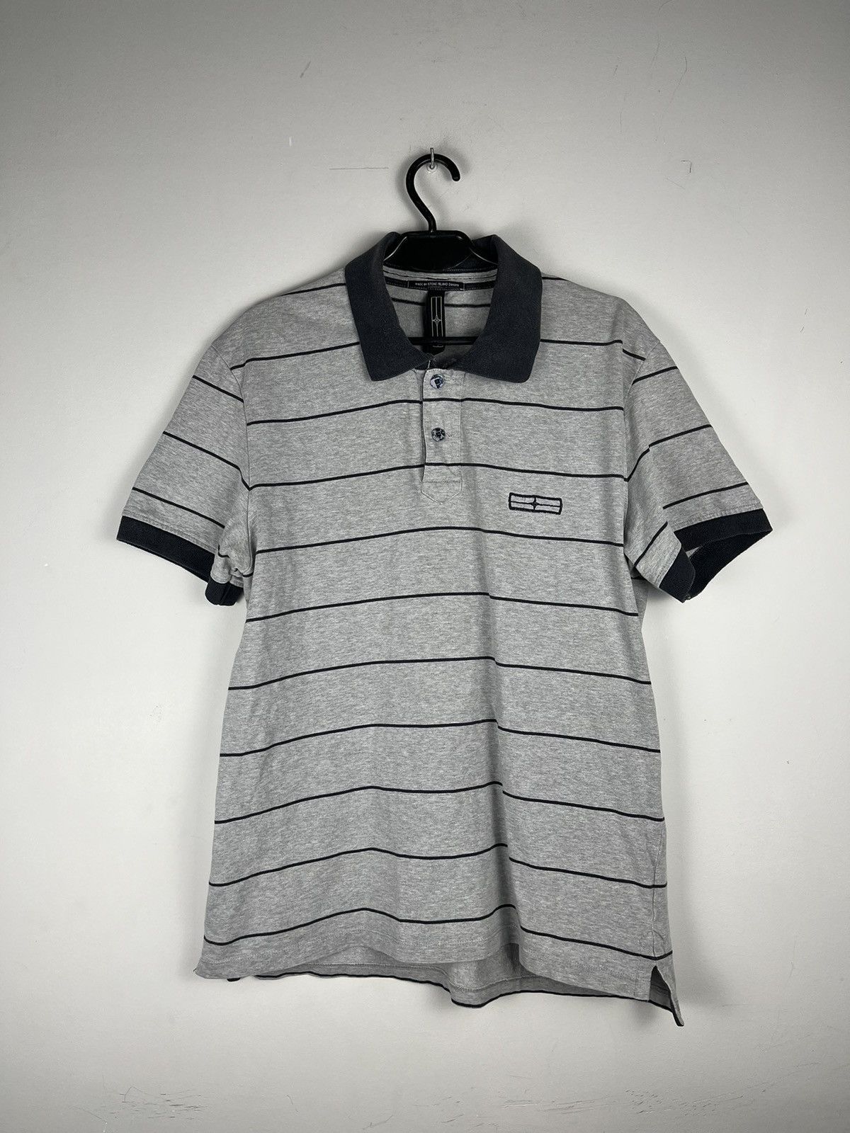 Massimo Osti × Stone Island × Vintage Stone Island vintage y2k Polo Shirt Size US XL / EU 56 / 4 - 1 Thumbnail
