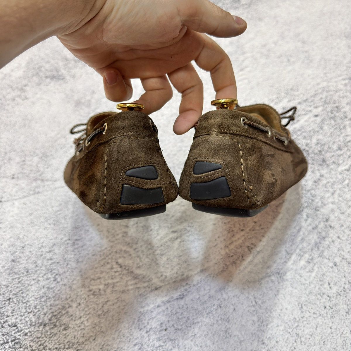 Florsheim Florsheim Mens Brown Suede Mocassins US10.5 UK10 EU44 29cm Size US 10.5 / EU 43-44 - 12 Thumbnail