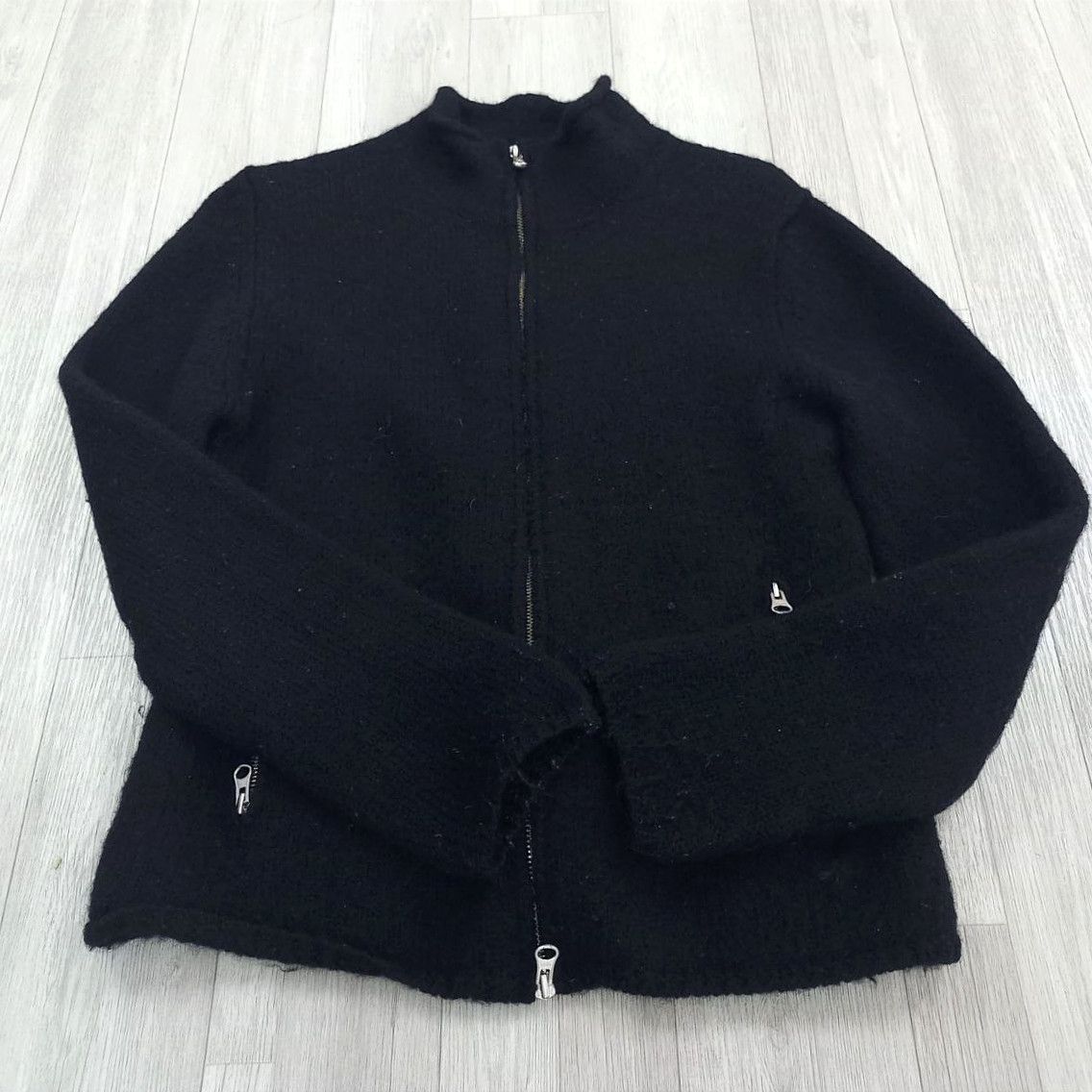 Yohji Yamamoto INÉD HOMME Pure Wool Mohair Zipper Jacket Size M / US 6-8 / IT 42-44 - 4 Thumbnail