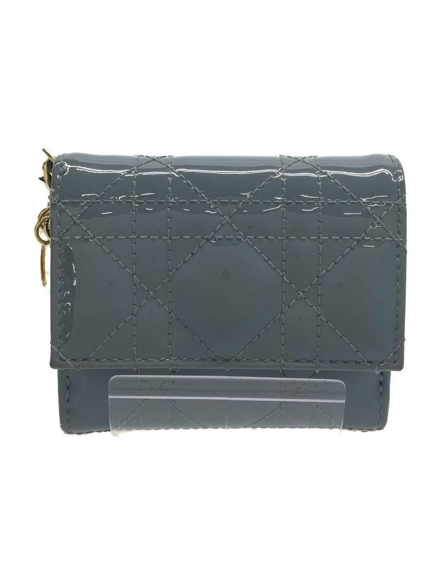 Dior Dior Tri-Fold Wallet Blue With Box Size ONE SIZE - 1 Thumbnail