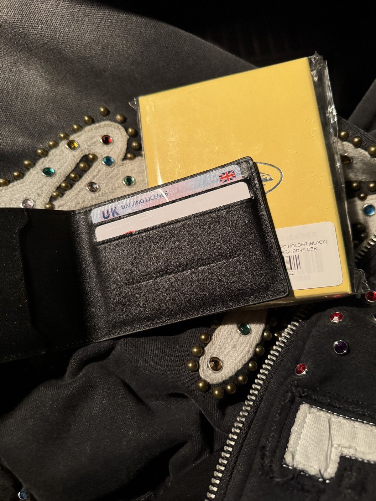 Corteiz Corteiz Island Leather Card Holder Black Size ONE SIZE - 6 Thumbnail
