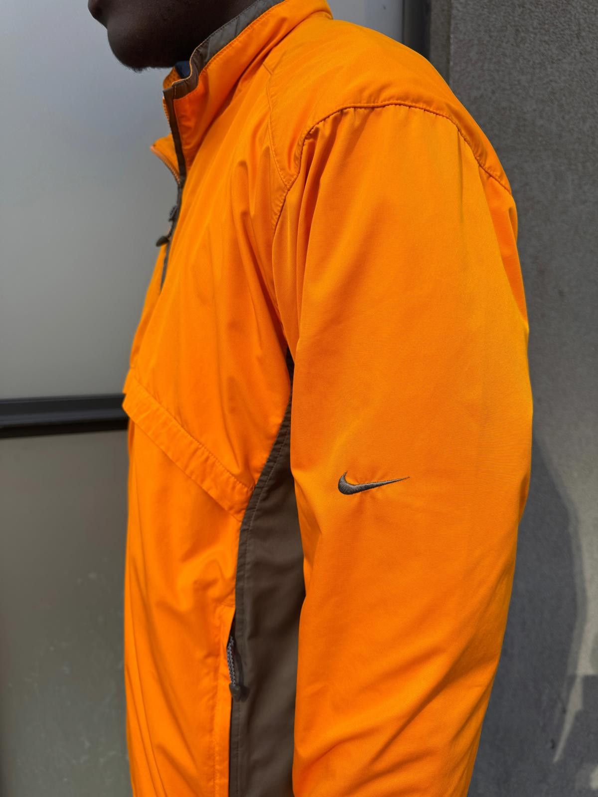 Nike Early 2000’s Nike Bright Orange Half Zip Pullover Size US M / EU 48-50 / 2 - 6 Thumbnail