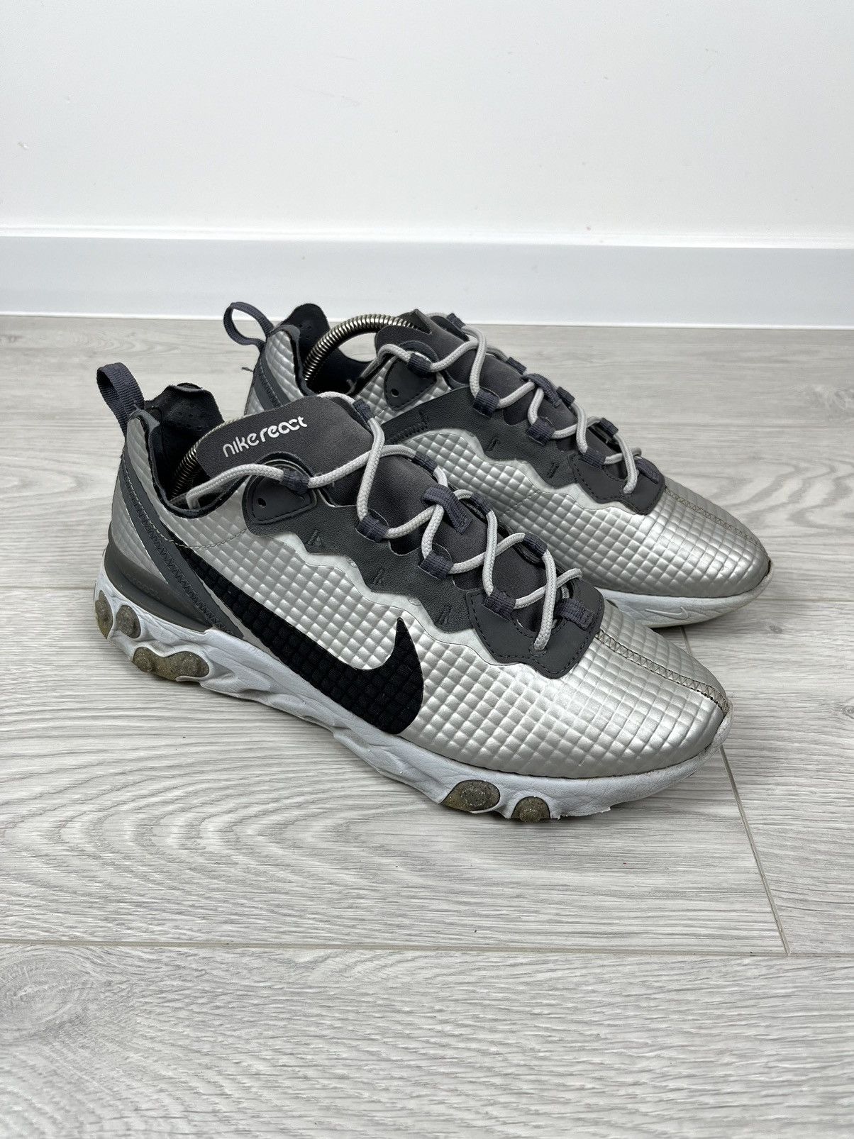 Nike React Element 55 PRM Grey Shoes Sneakers
