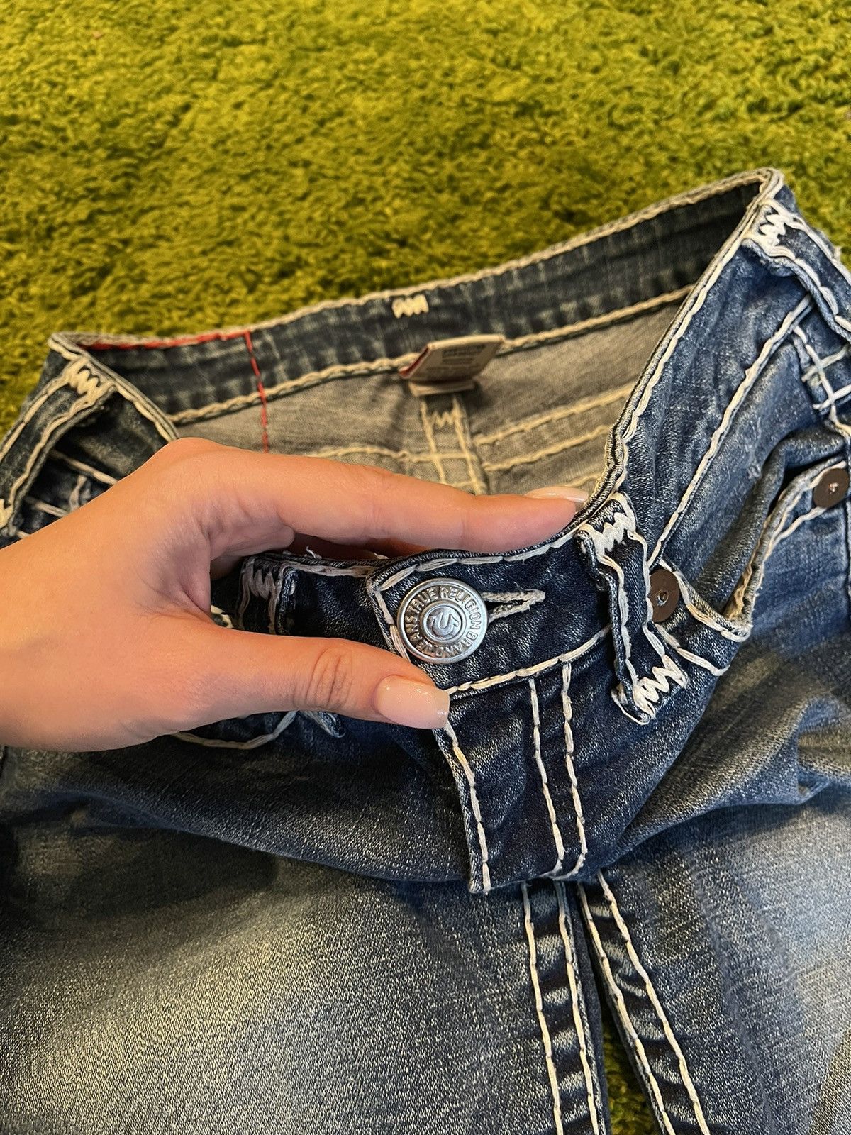 True Religion × Vintage 🇺🇸 True Religion 2000s vintage jeans denim Y2K made in USA Size 28" / US 6 / IT 42 - 5 Thumbnail