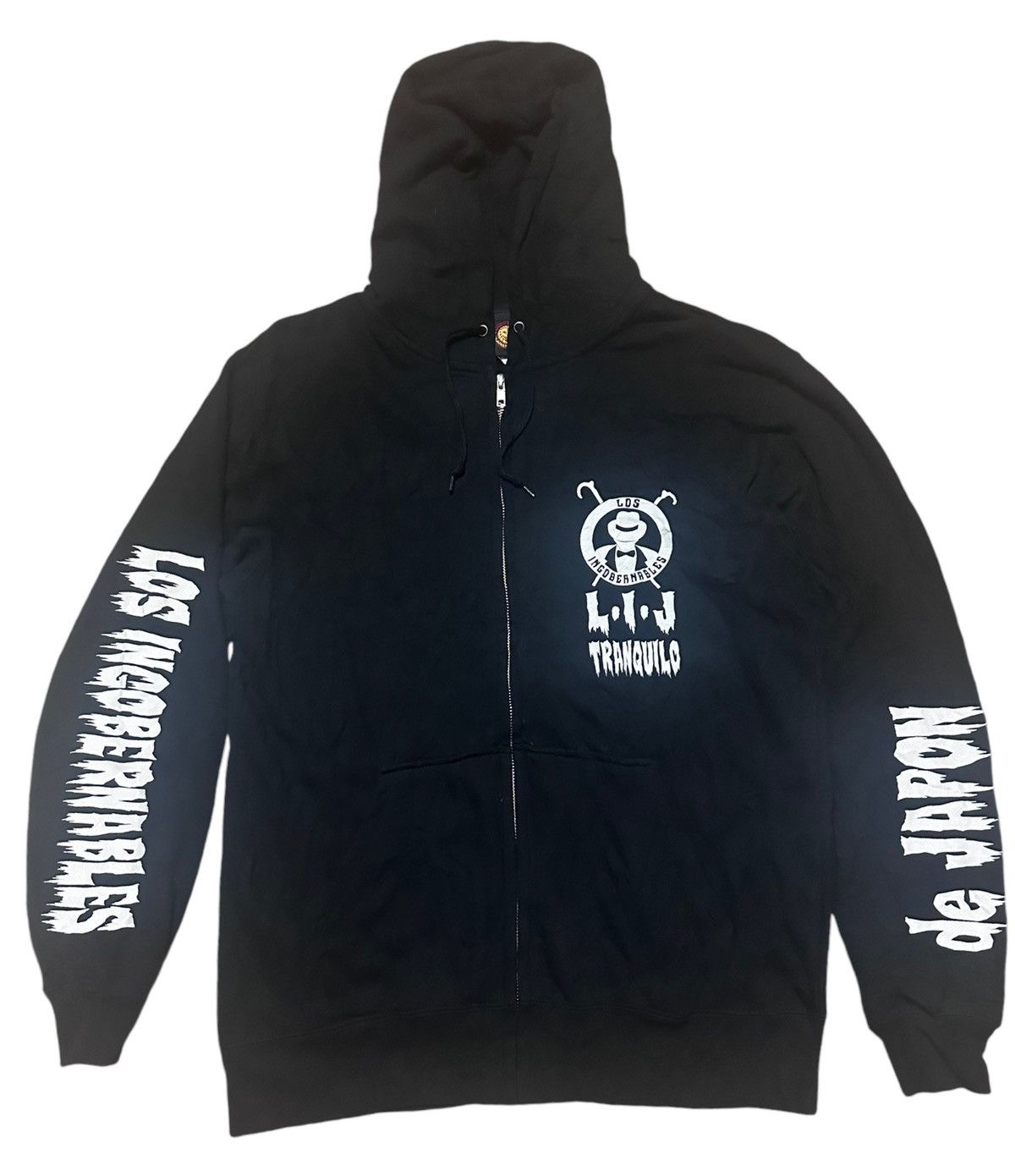 Japanese Brand × Vintage × WWF Los Ingobernables de Japon Hoodie wrestling Size US M / EU 48-50 / 2 - 2 Thumbnail