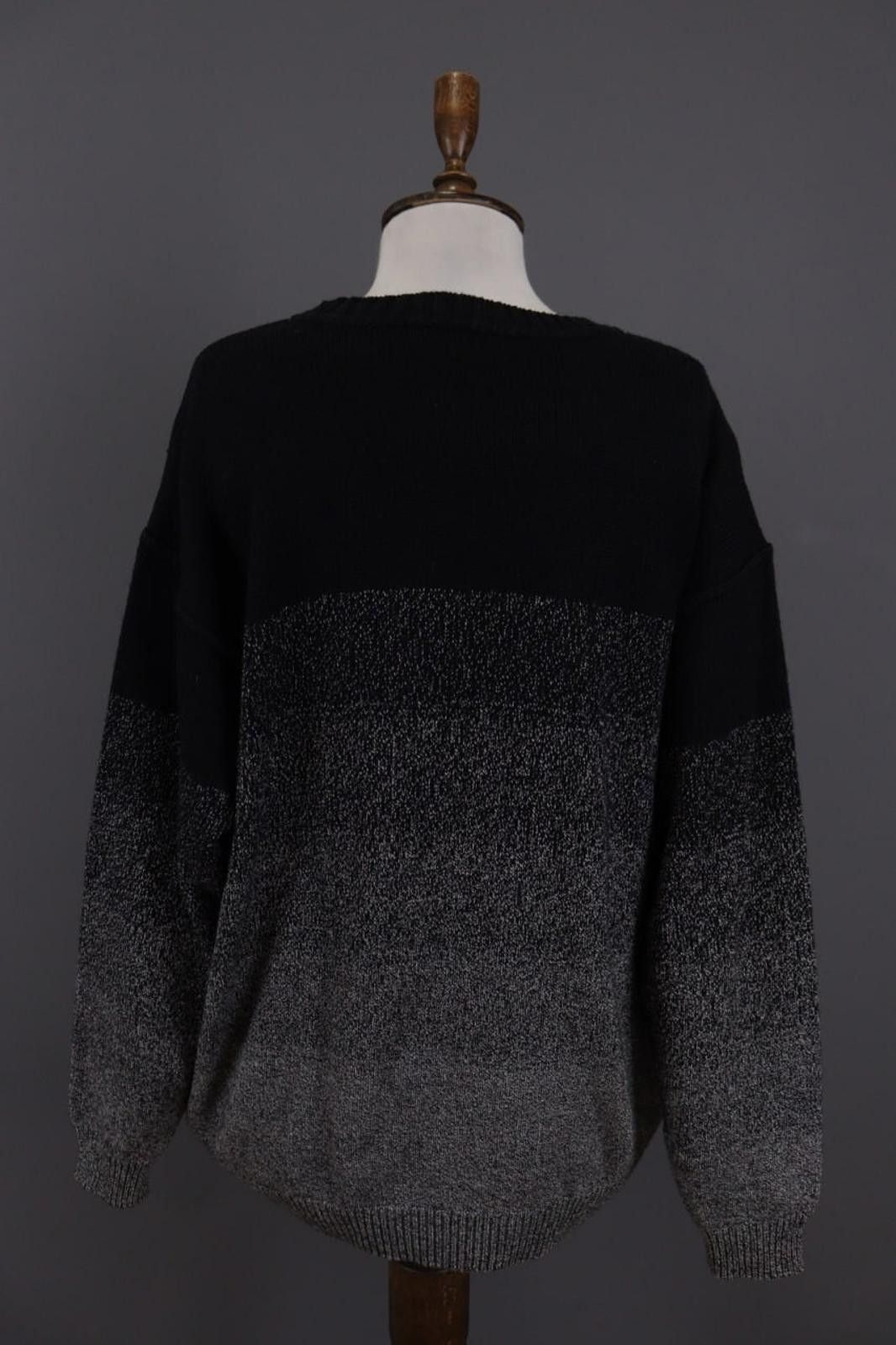 Carlo Colucci Carlo Colucci Black Knit Mens Sweater Size 56 Size US M / EU 48-50 / 2 - 9 Thumbnail