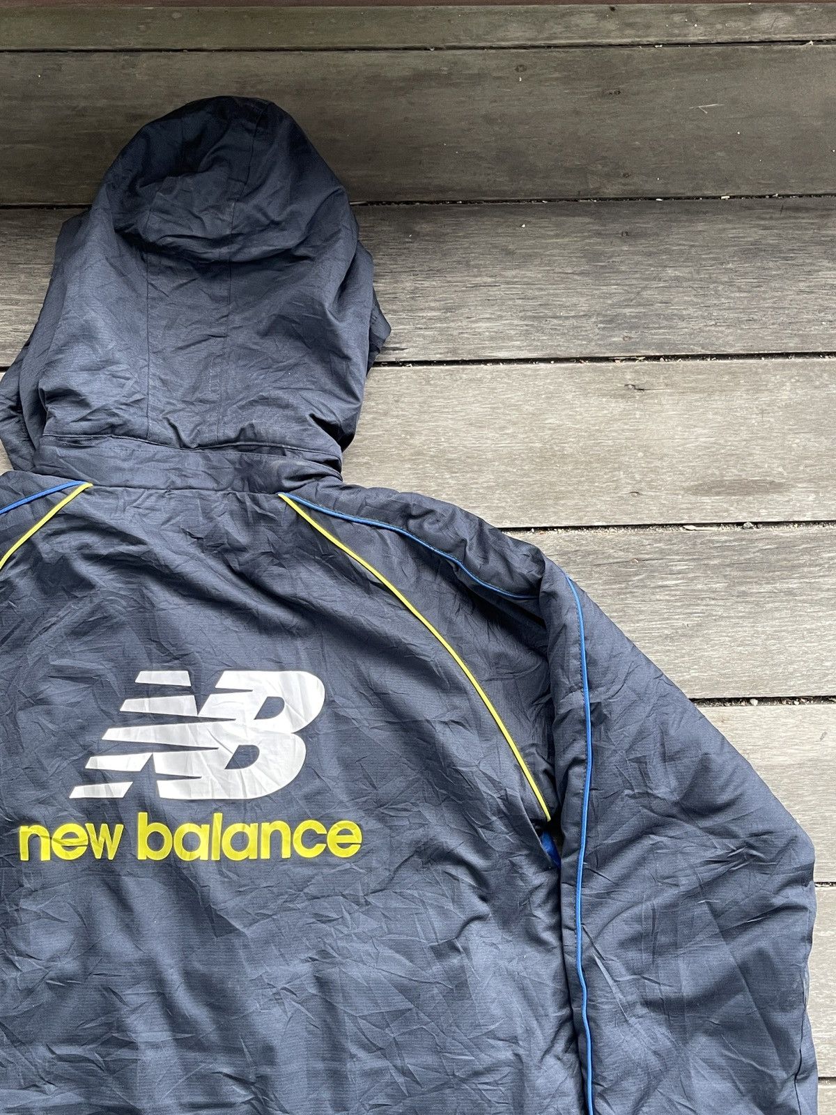 Japanese Brand × New Balance NEW BALANCE FULLZIPPER WITH BUTTON JACKET Size US XL / EU 56 / 4 - 9 Thumbnail