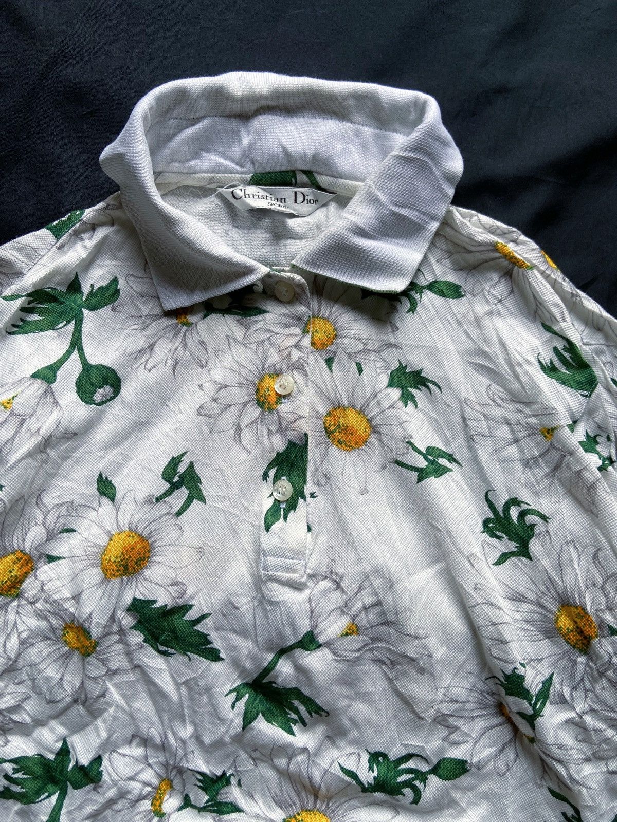 Christian Dior Monsieur CHRISTIAN DIOR POLO SHIRT FLOWERS Size S / US 4 / IT 40 - 6 Thumbnail